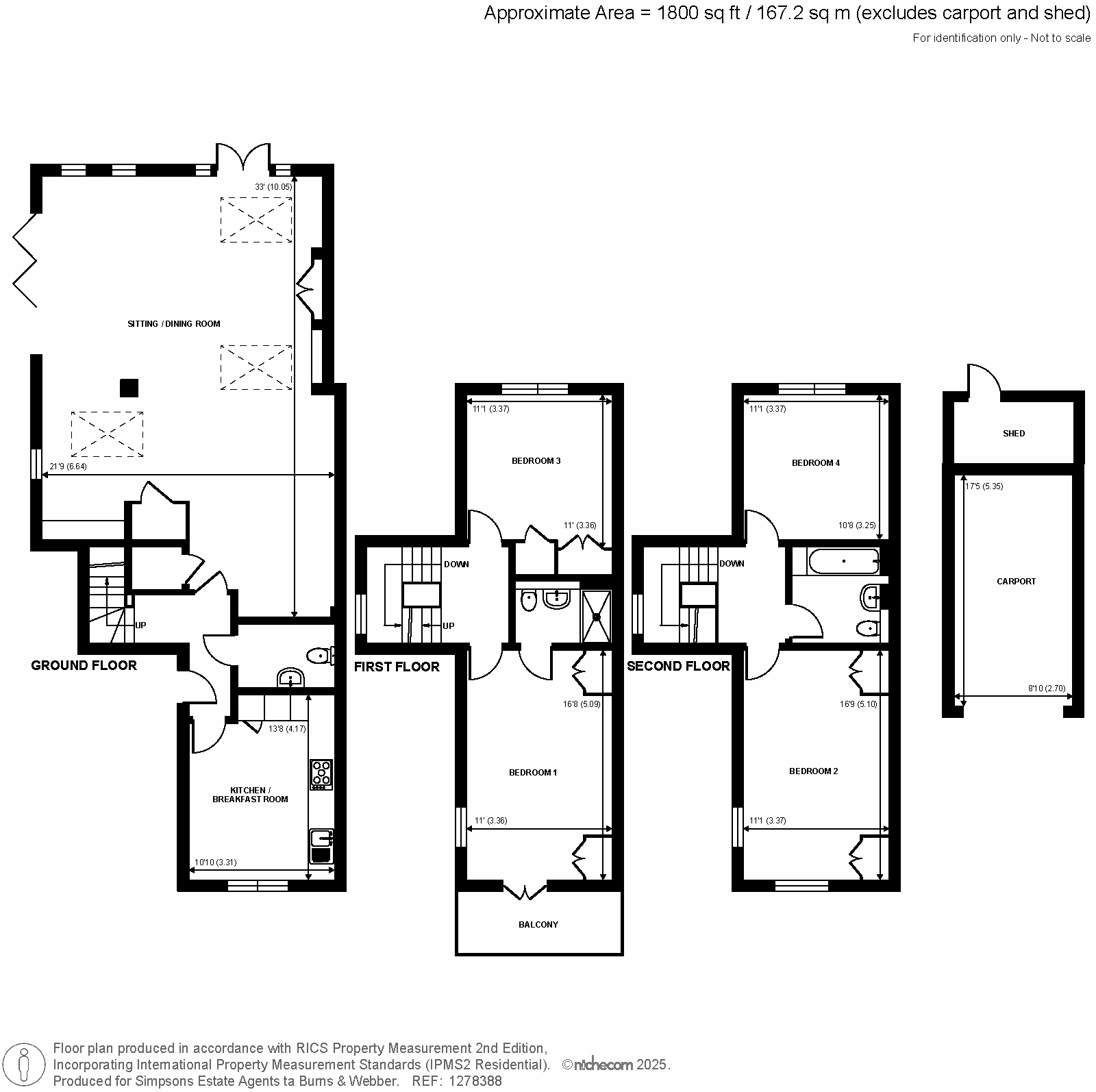 5, Chervil Close, Godalming floorplan