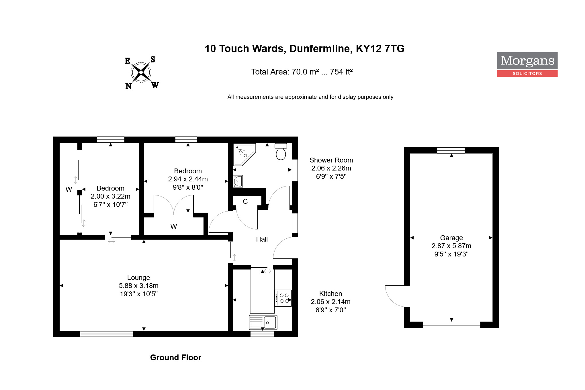 10, Touch Wards, Dunfermline floorplan