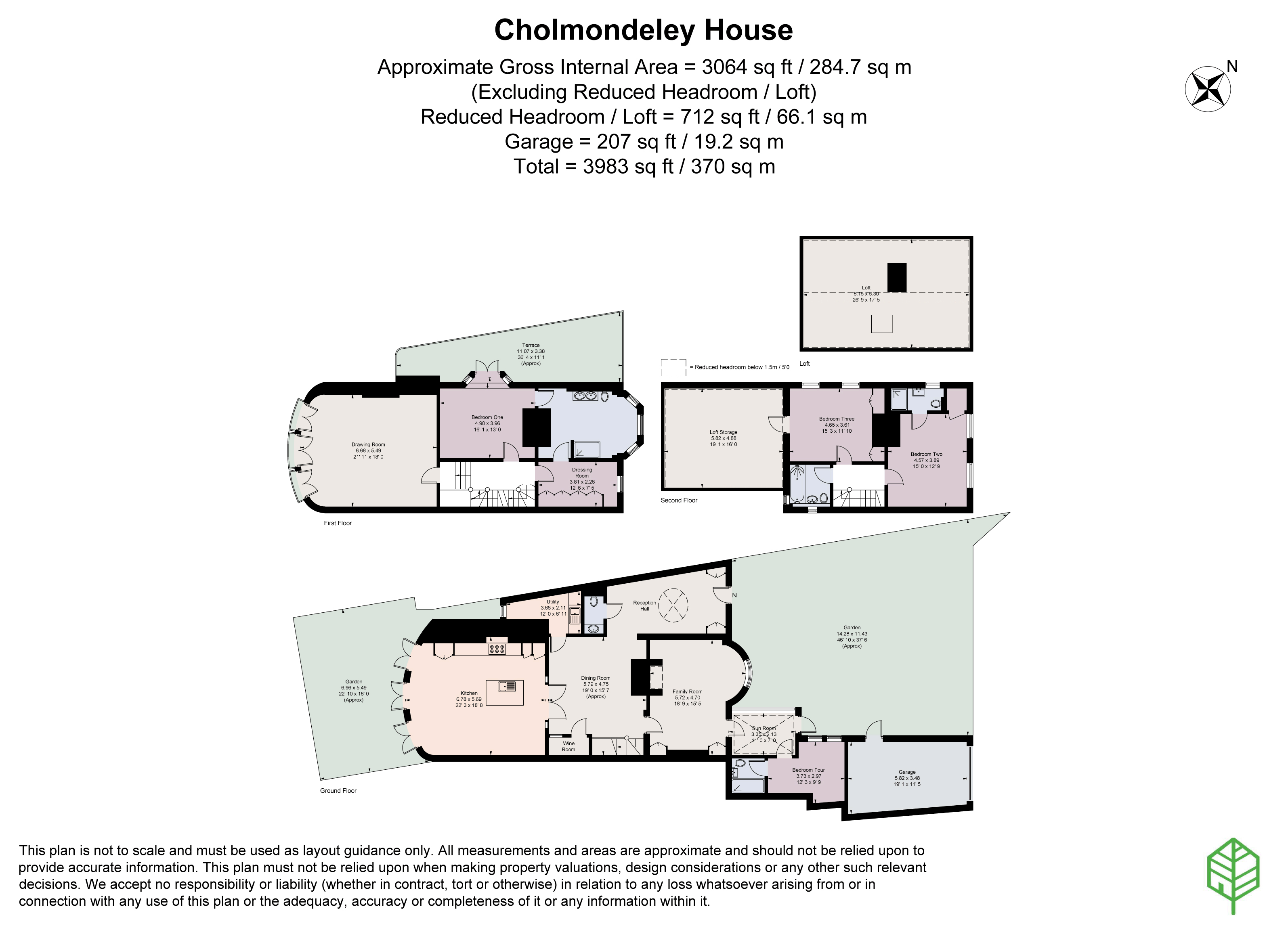 Cholmondeley House, 3, Cholmondeley Walk, Surrey floorplan