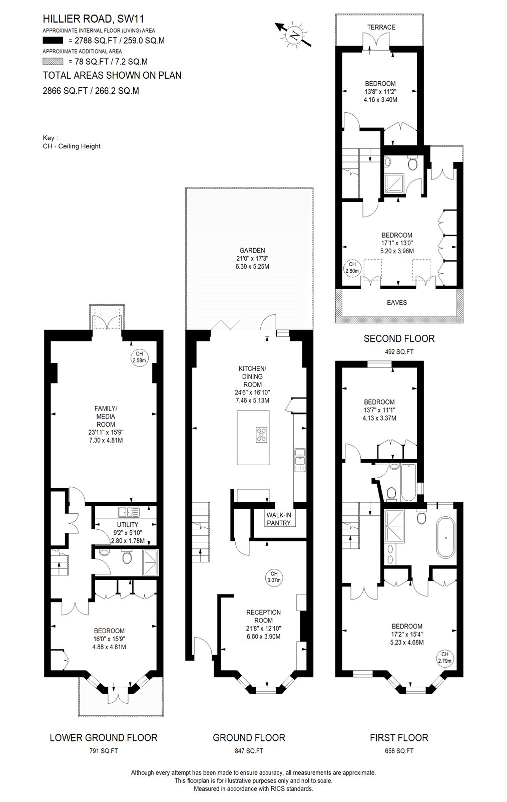 Hillier Road, London, SW11 floorplan
