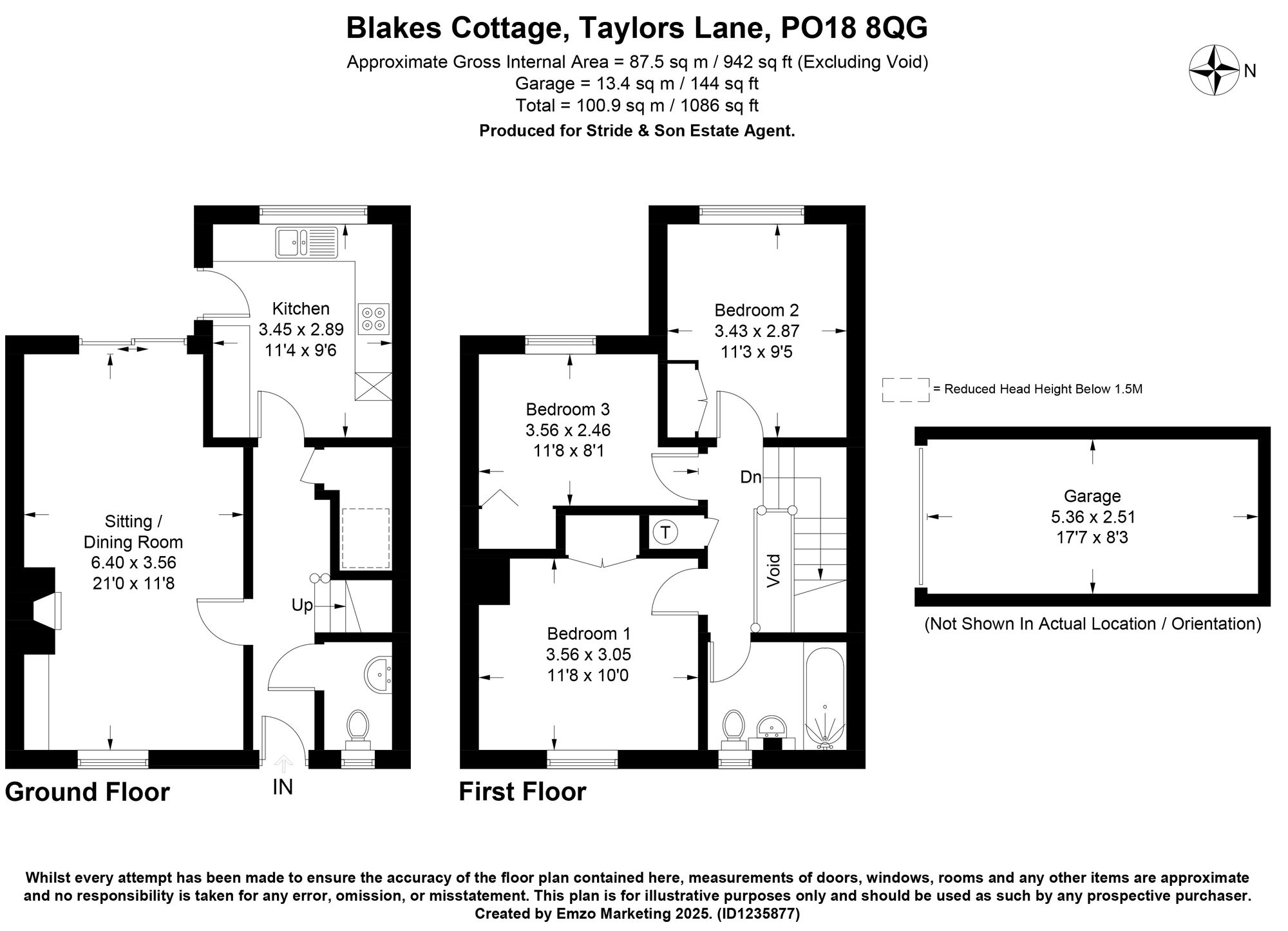 Blakes Cottage, Taylors Lane, Chichester floorplan