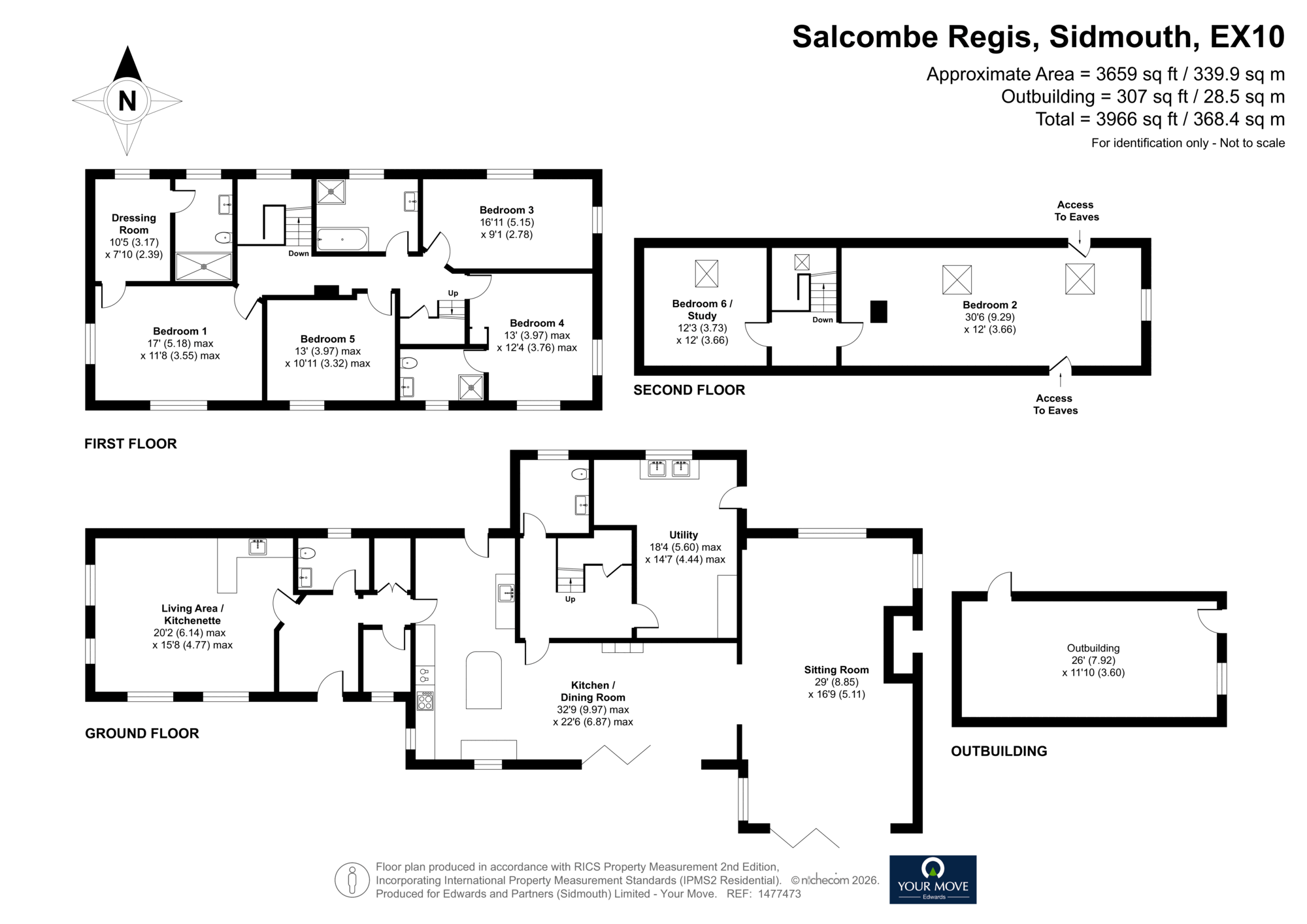 New Barn,, Salcombe Regis, Devon floorplan