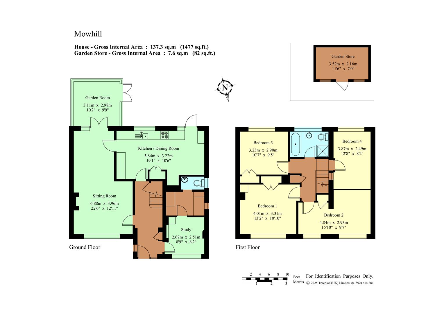 Mowhill, Ashes Lane, Hadlow floorplan