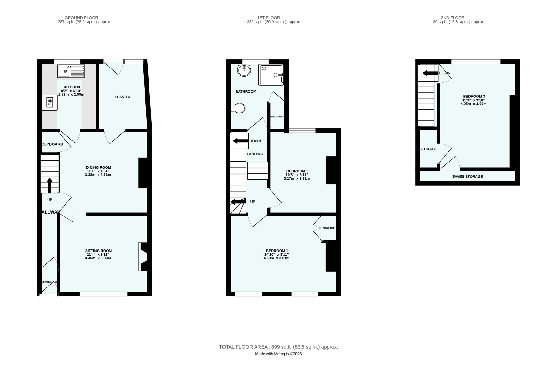 34 Oxford Street, Exeter Devon, Devon floorplan