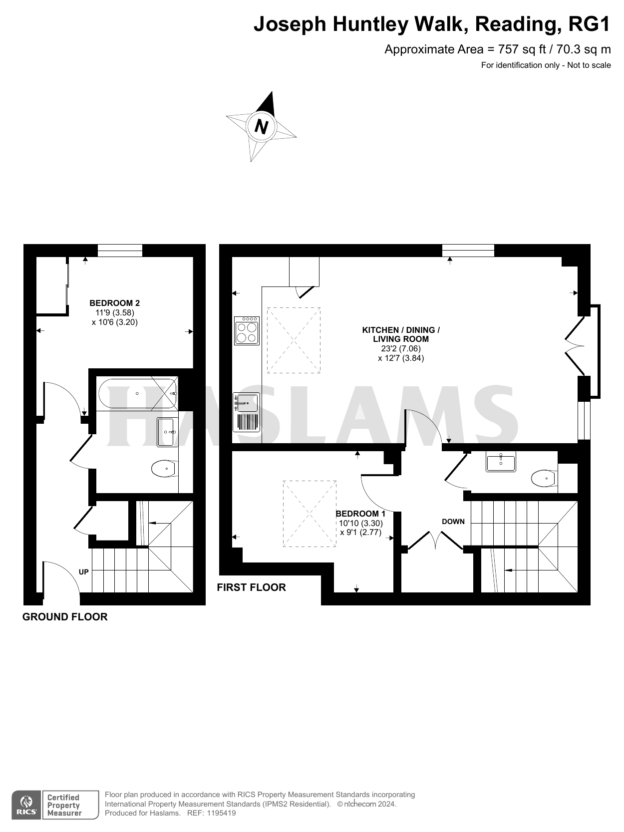 3, Flat 81, Joseph Huntley Walk, Reading floorplan