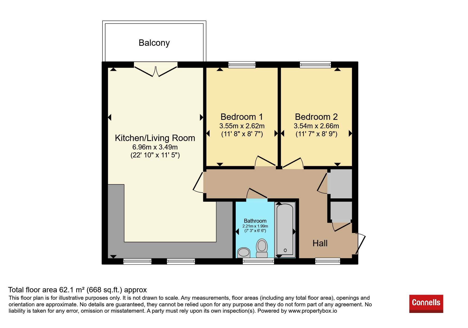 42g, Harebell Road, Bristol floorplan