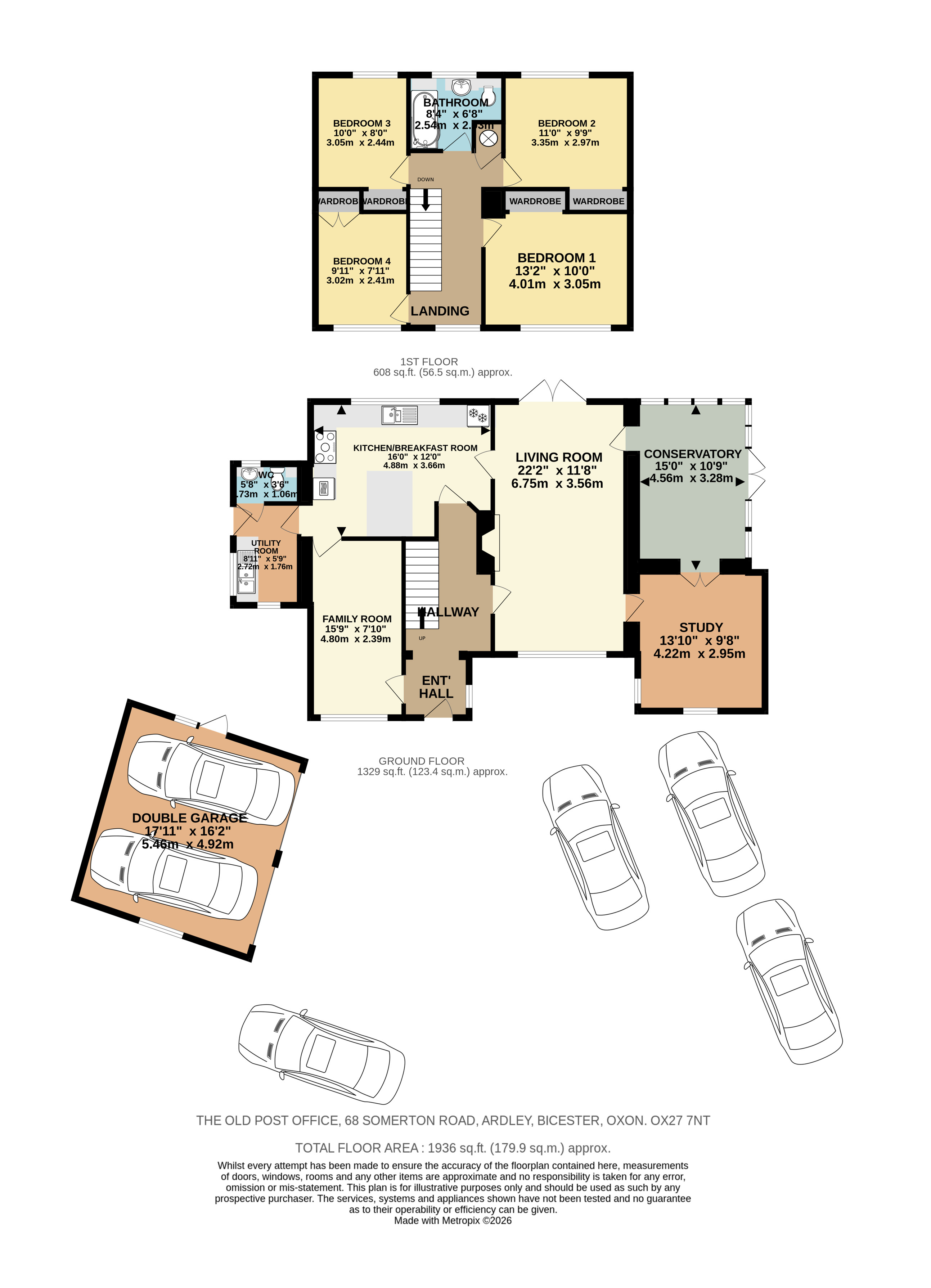 68, Somerton Road, Bicester floorplan