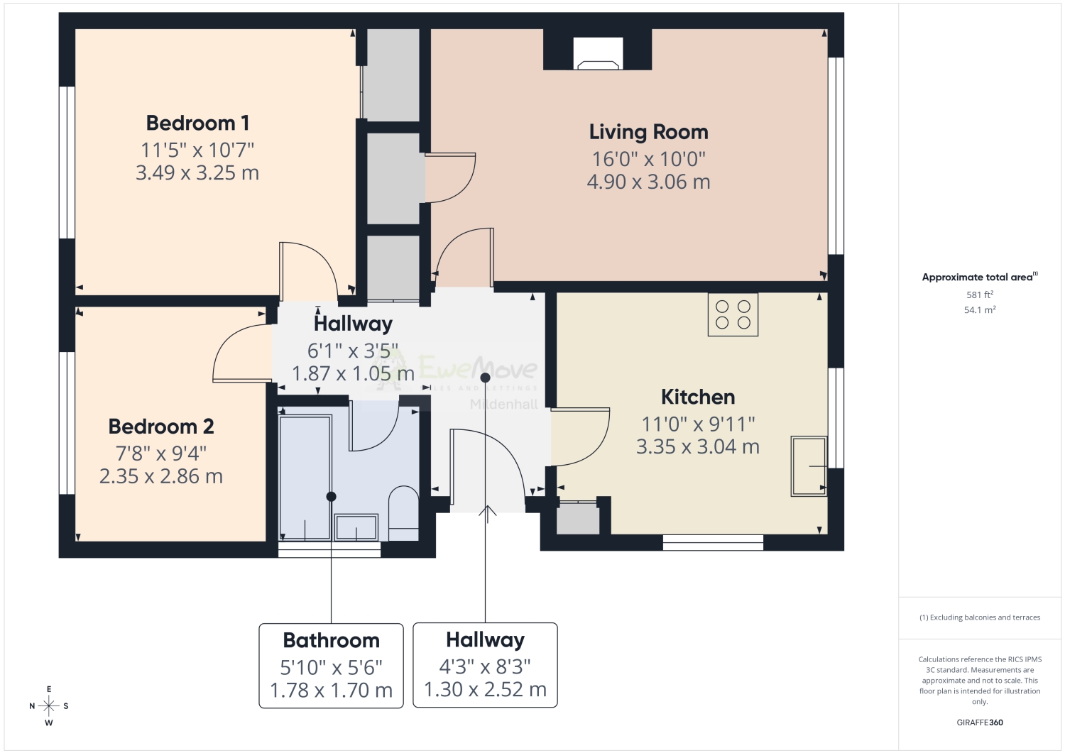 8, Wiggin Close Barton Mills, Bury St. Edmunds floorplan