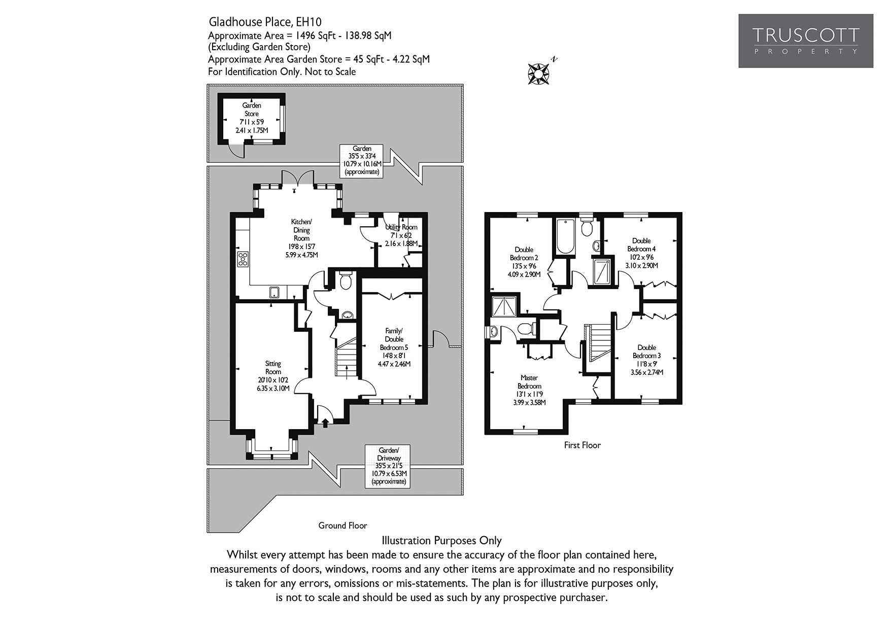 21, Gladhouse Place, EDINBURGH floorplan