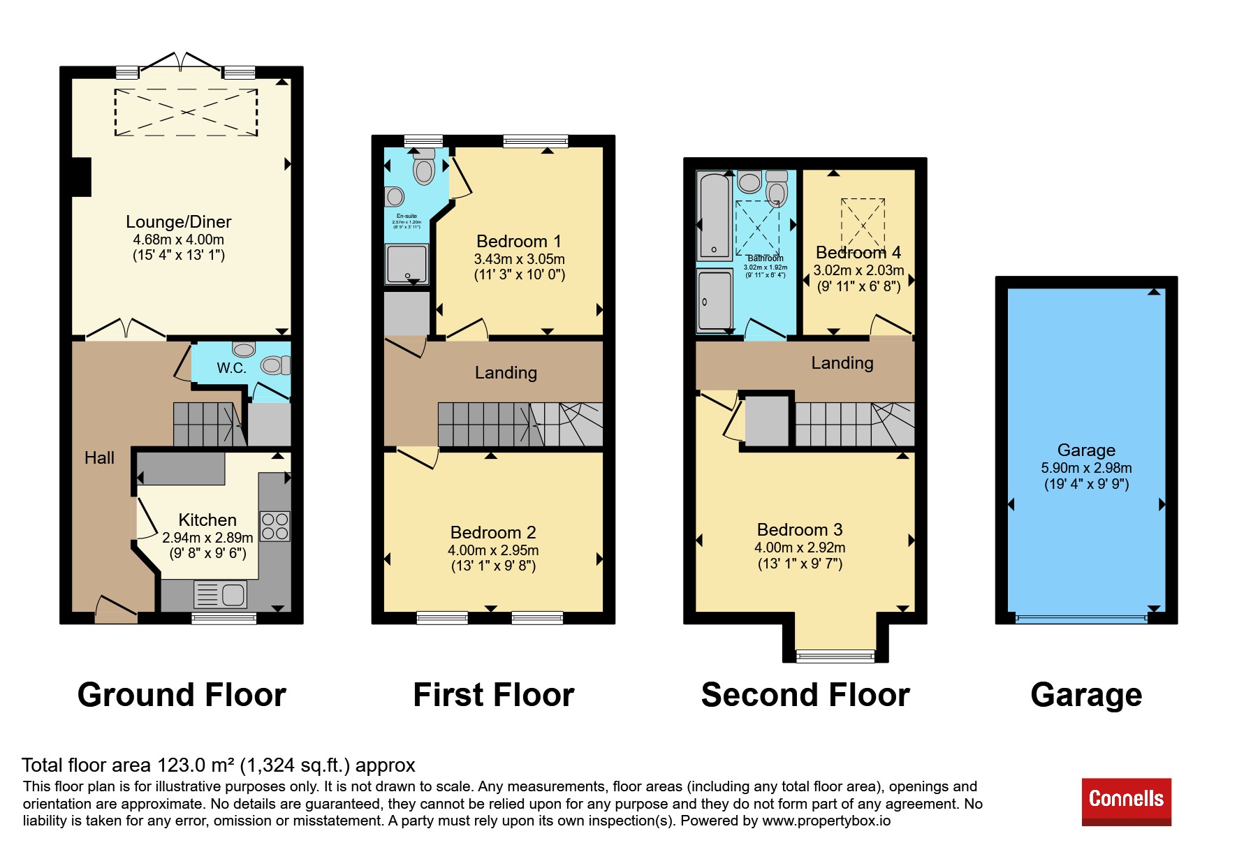 6, Woodland Avenue, Ferndown floorplan