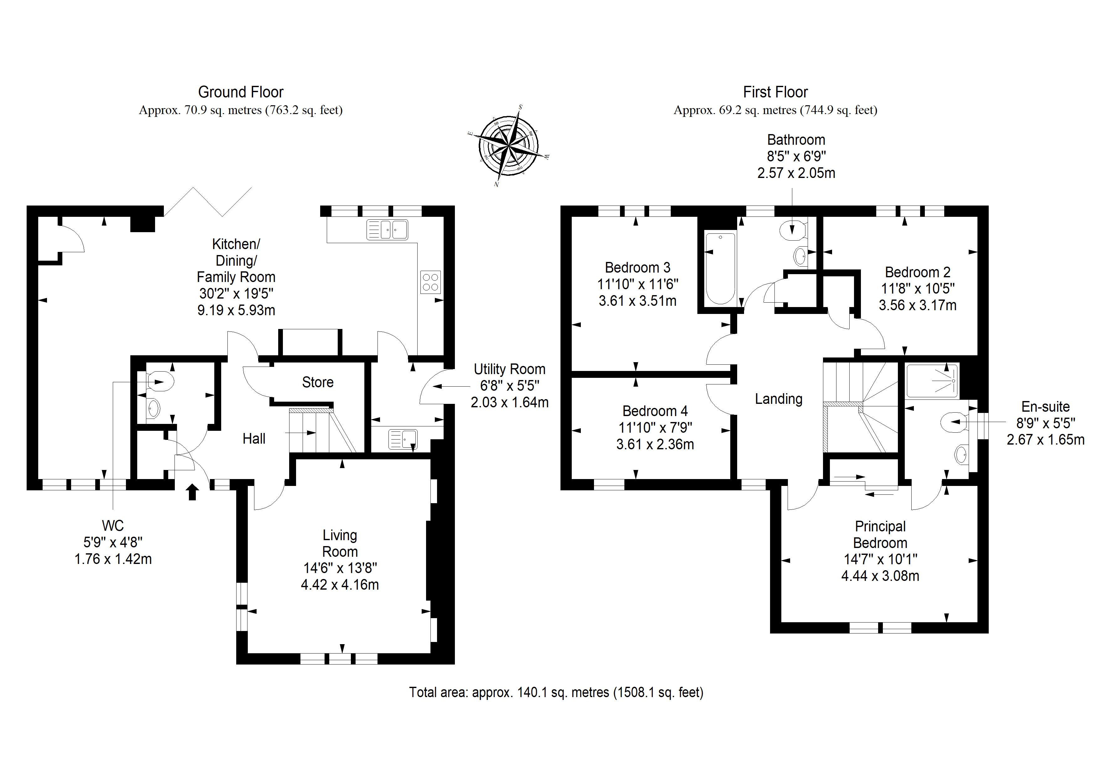 23, Armstrong Crescent, East Calder floorplan