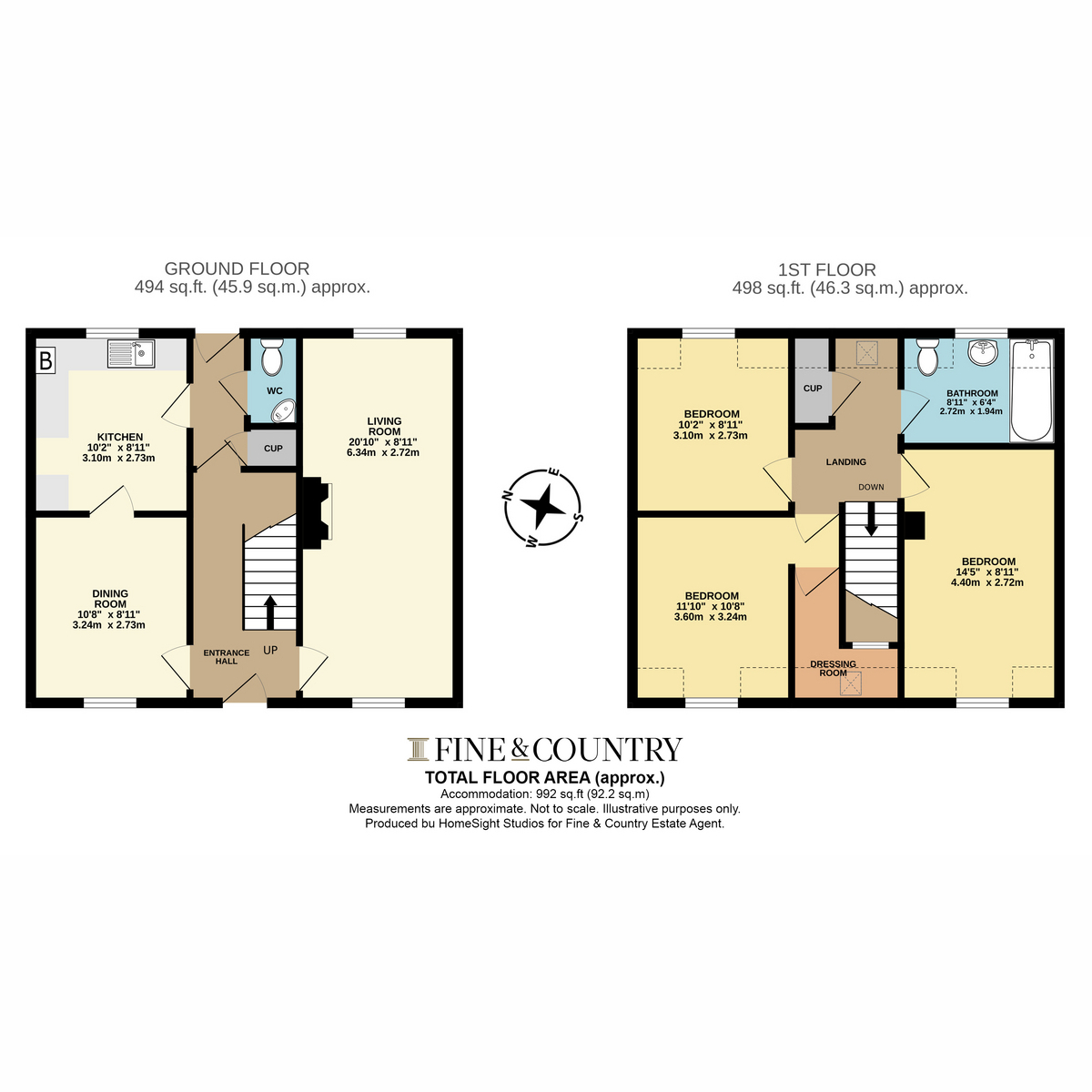 Manor Cottage, Chapel Street, Rockland St. Peter floorplan