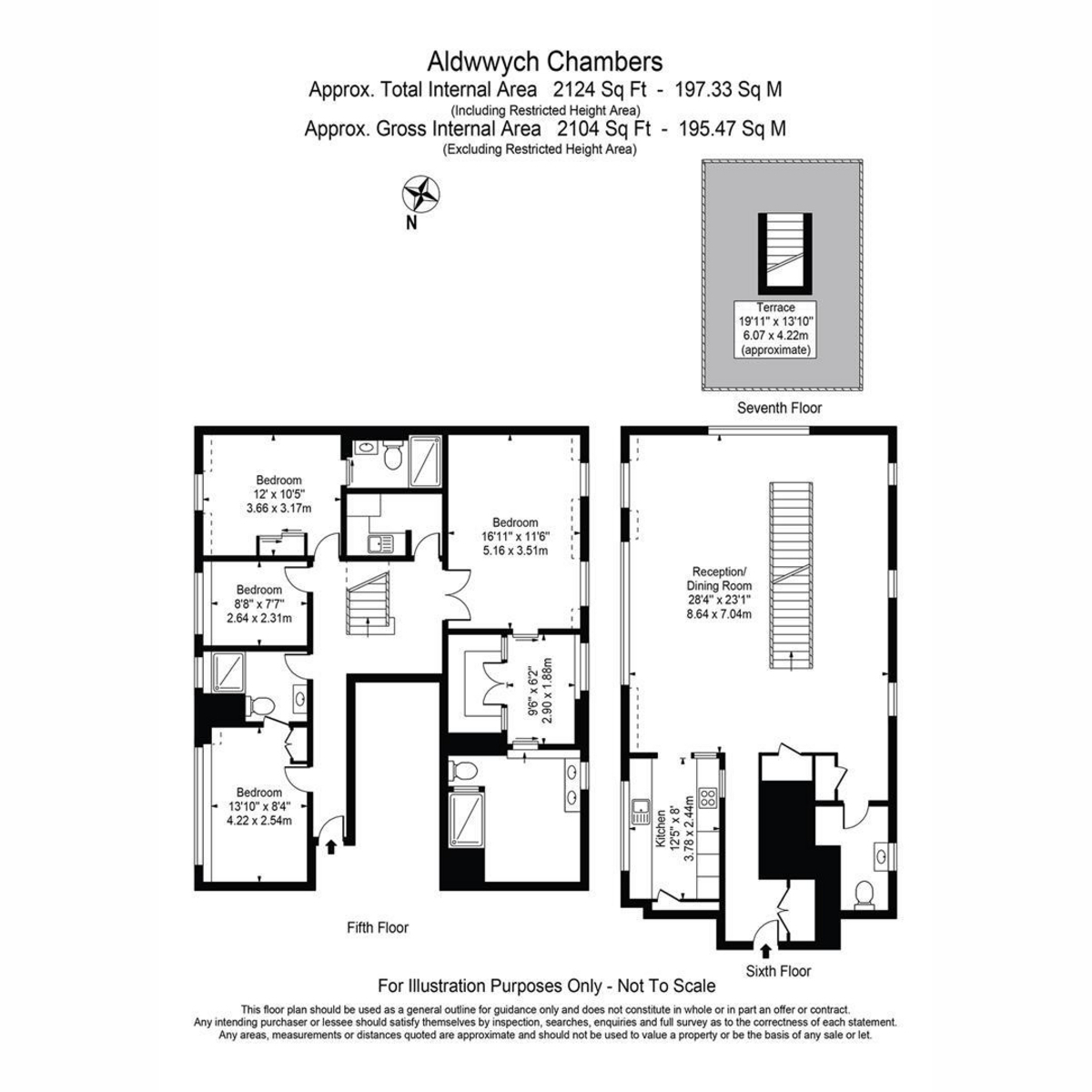 Flat Apartment 20, Aldwych Chambers, Essex Street, London floorplan