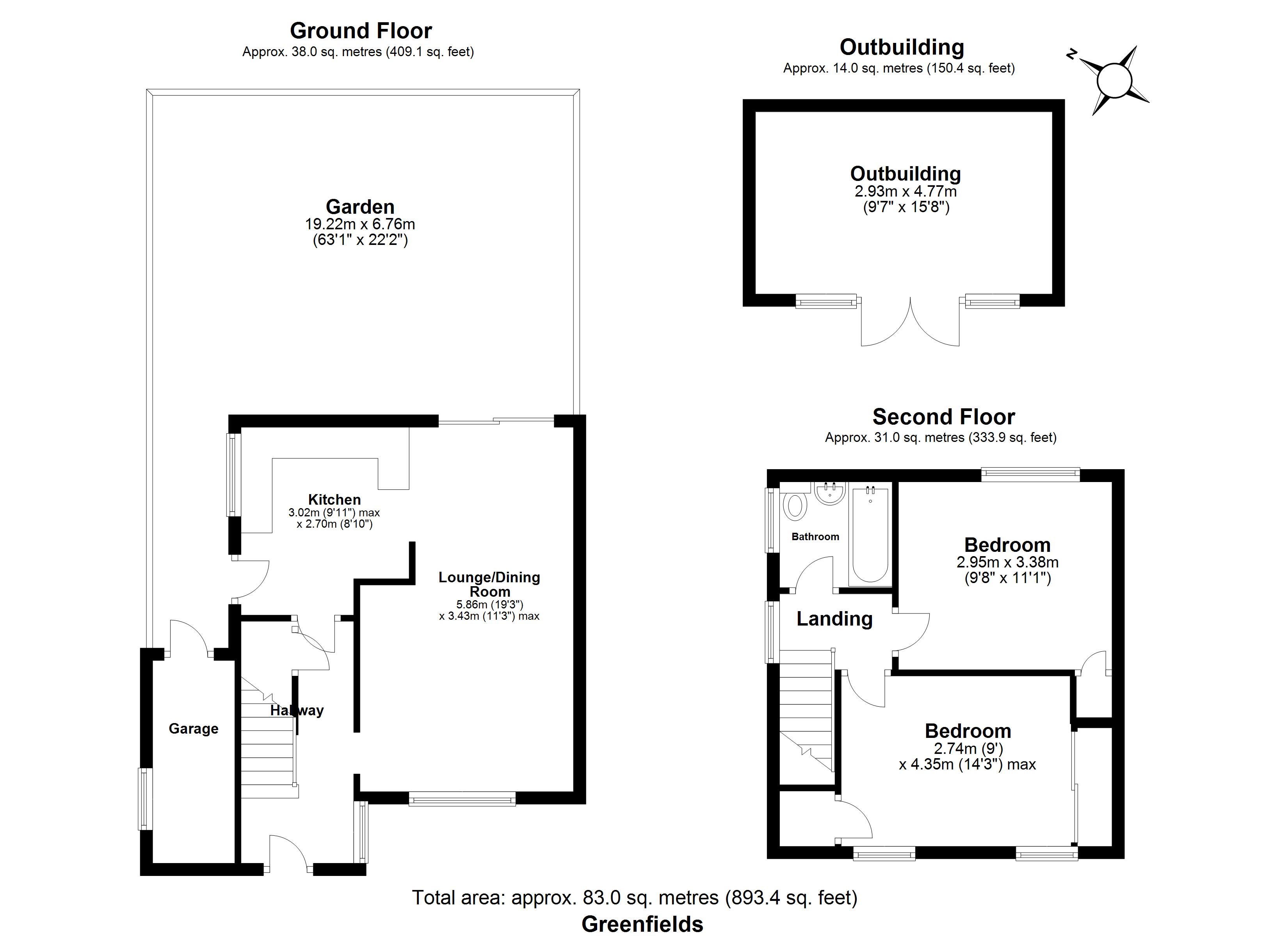 42, Greenfields, Loughton floorplan
