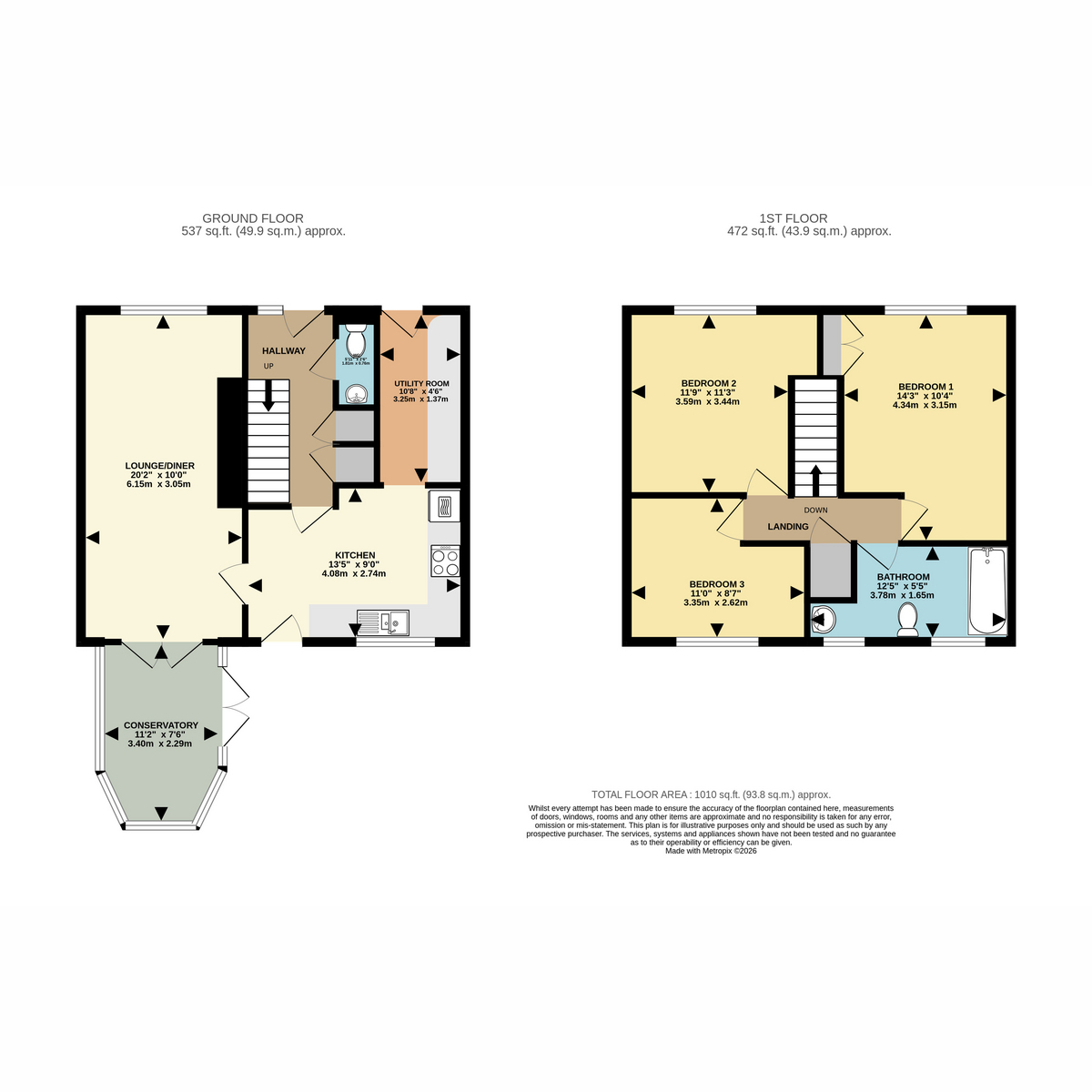 King John Avenue, Bournemouth floorplan