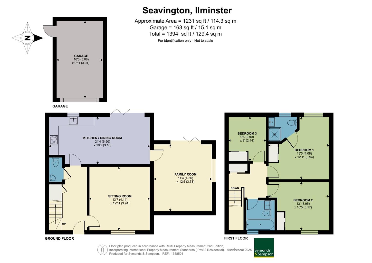 11, Falcon Close, Ilminster floorplan