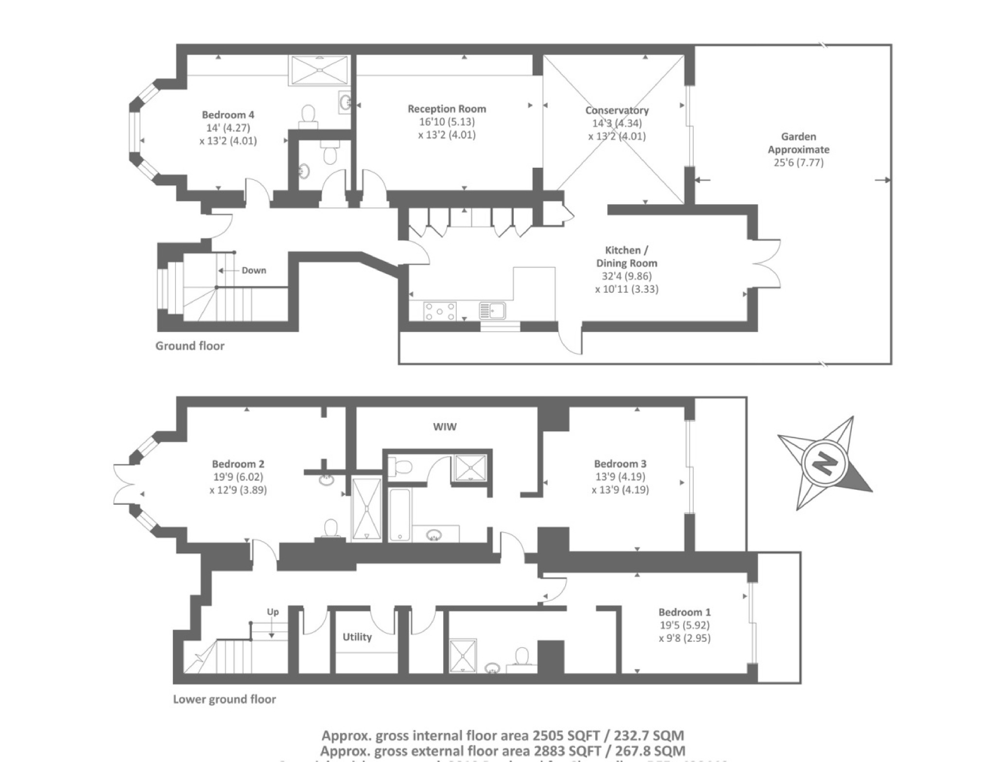 4 Bedrooms Flat to rent in Ornan Road, Belsize Park, London NW3