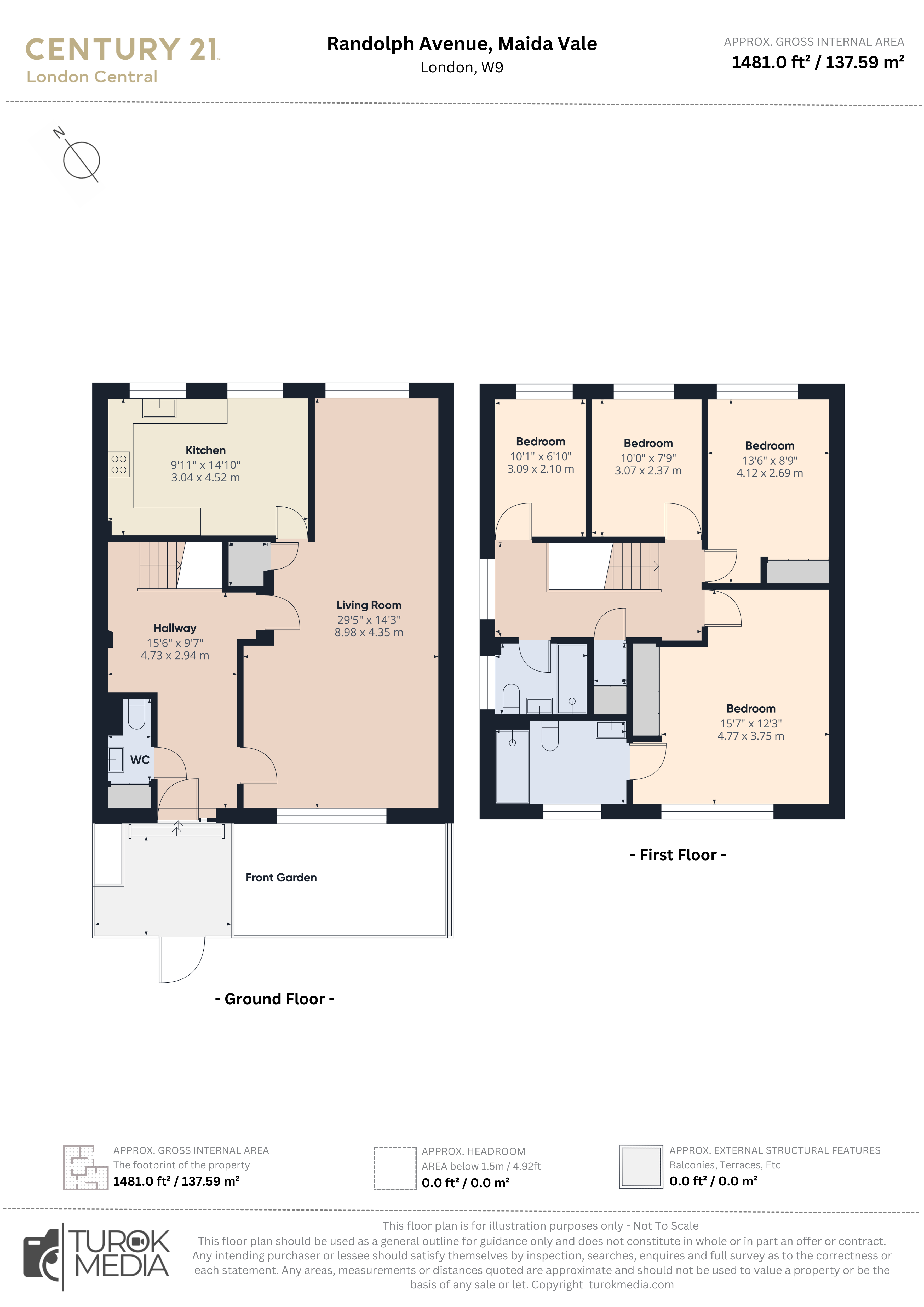 26a, Randolph Avenue, LONDON floorplan