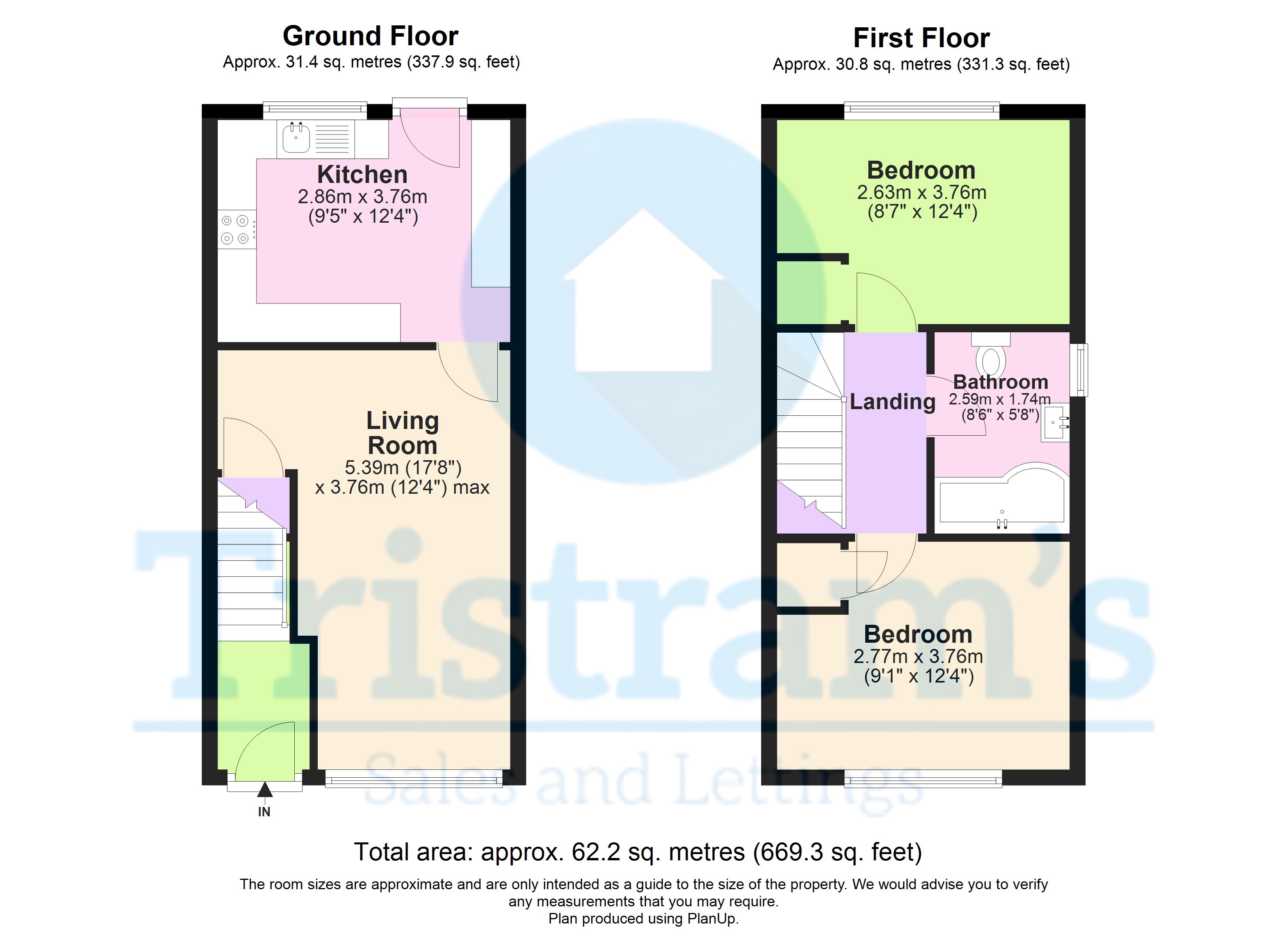 21, Lydia Gardens, Nottingham floorplan
