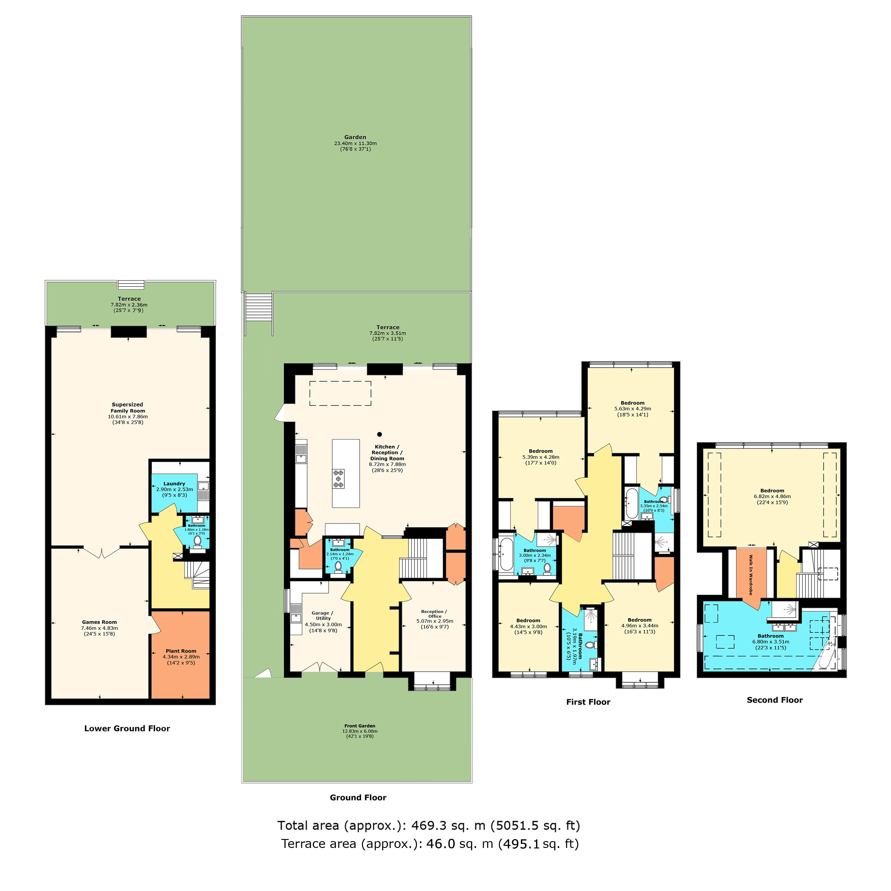 19, Lansdowne Road, London floorplan