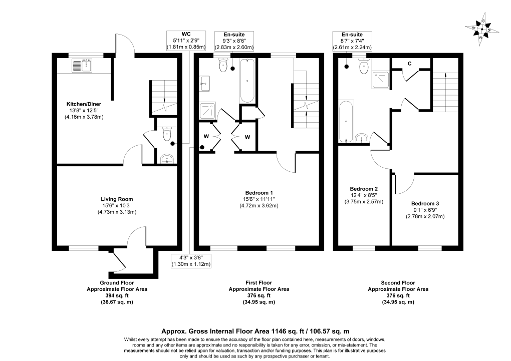 24, Oberon Grove, Darlaston floorplan