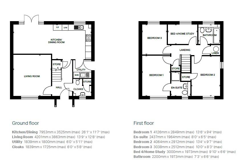 Plot 2 - The Redbourne, Castle Green, Winkleigh floorplan
