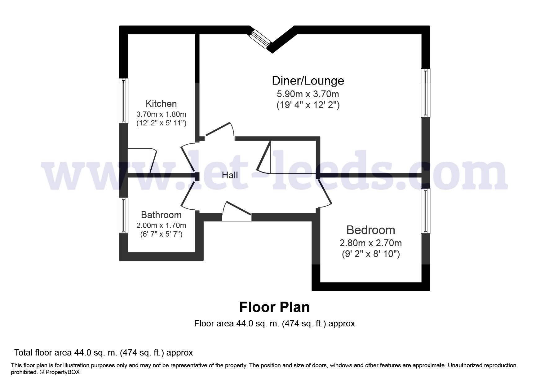 1 Bedrooms Flat to rent in Clifton Place, Pudsey LS28