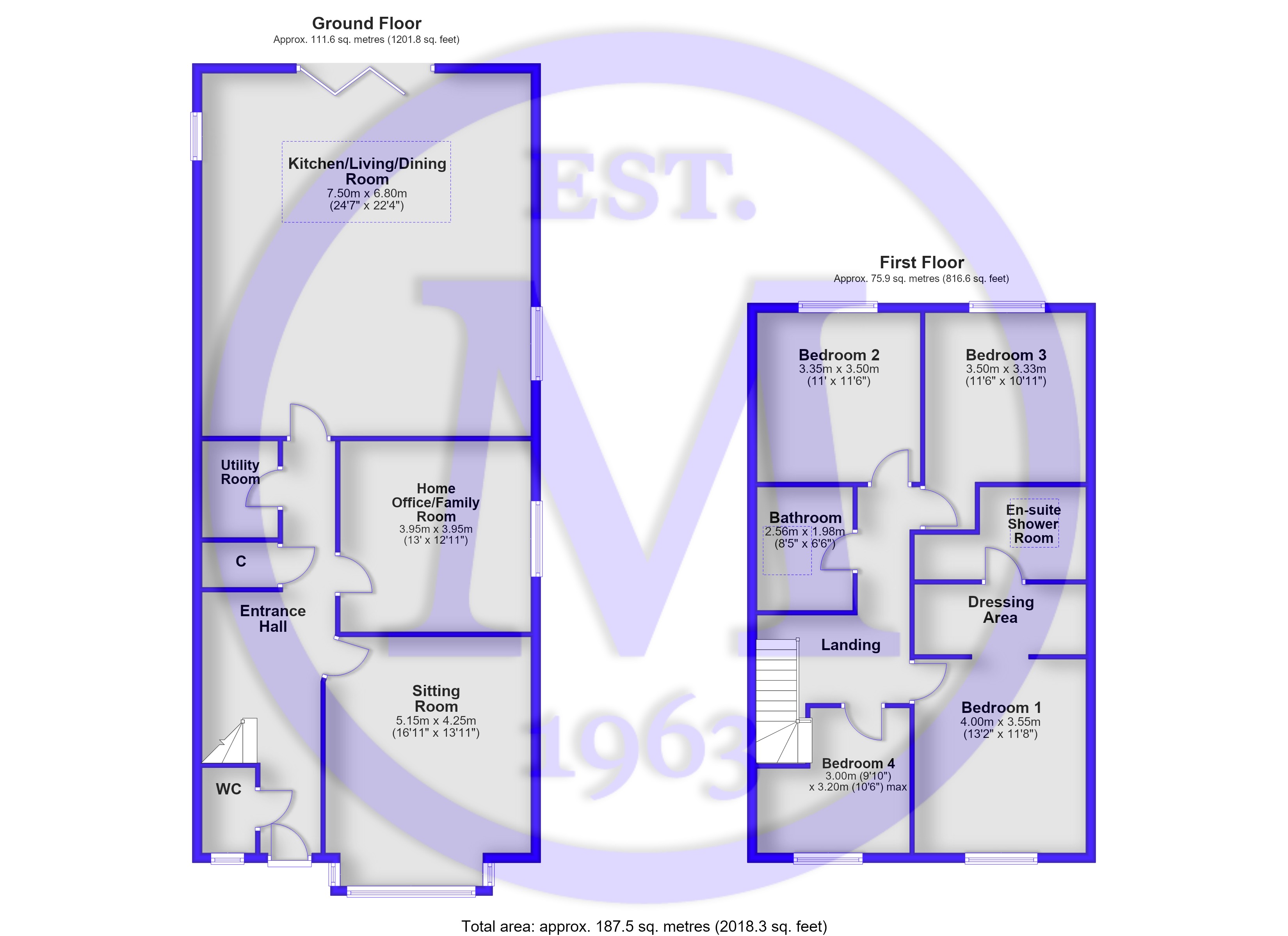 Grange Close, Lymington floorplan