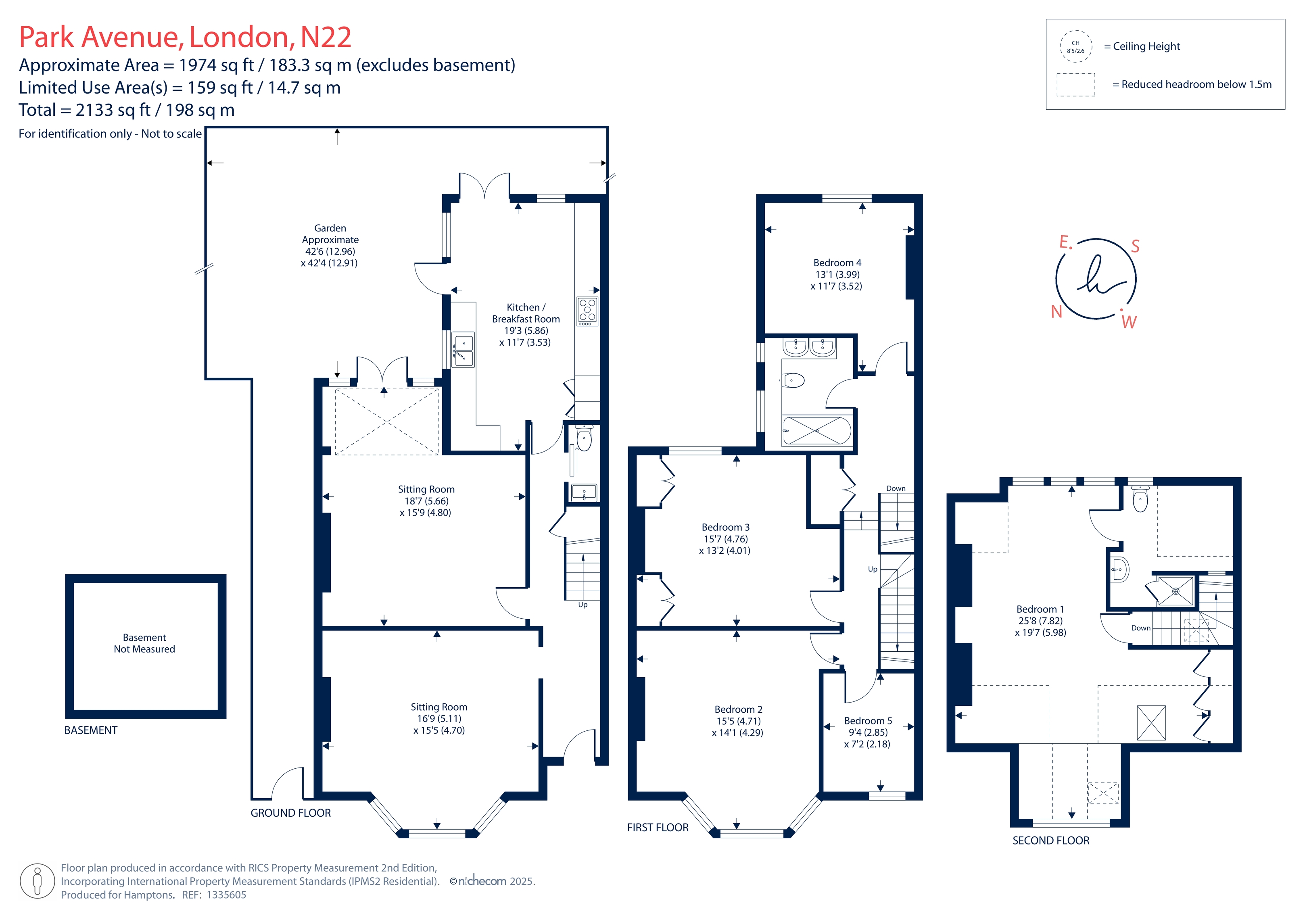 51, Park Avenue, London floorplan