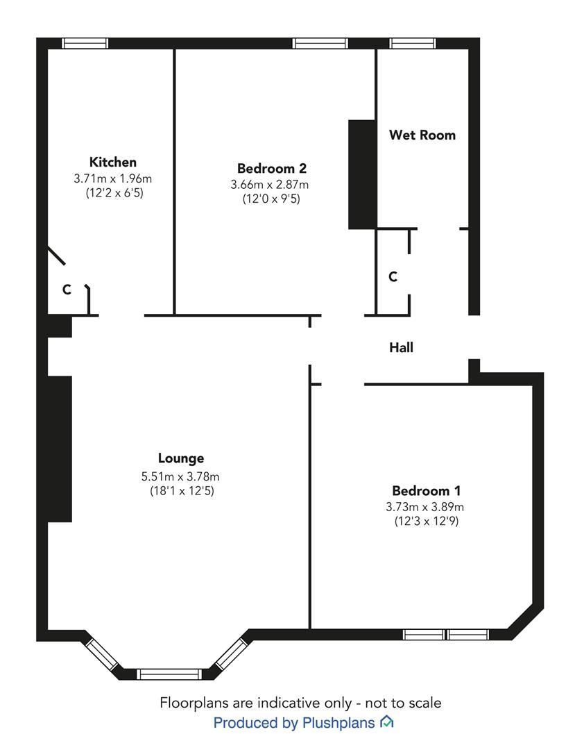 2/2, 18B, King Street, Port Glasgow floorplan