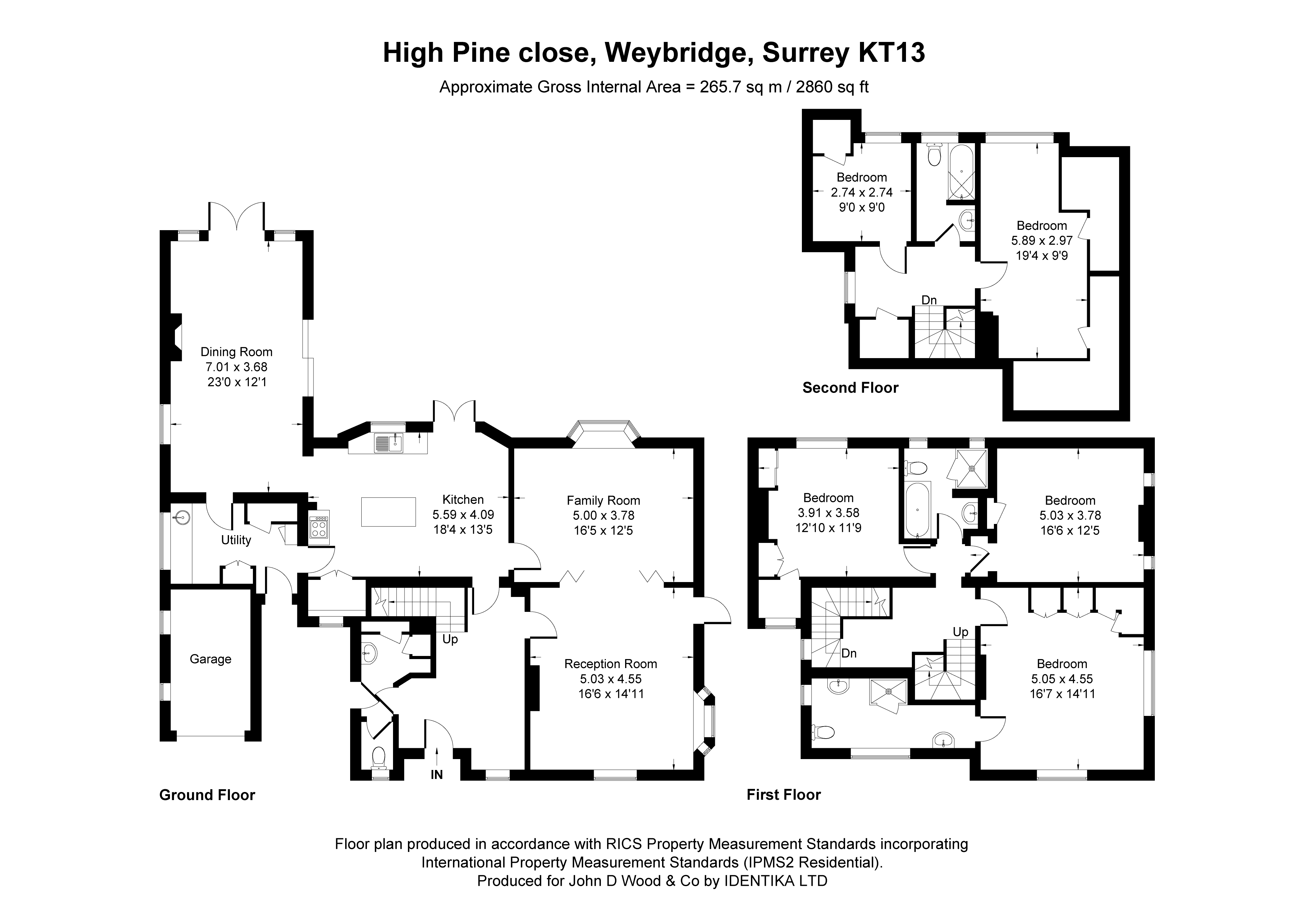 Thyme, 24, High Pine Close, Weybridge floorplan