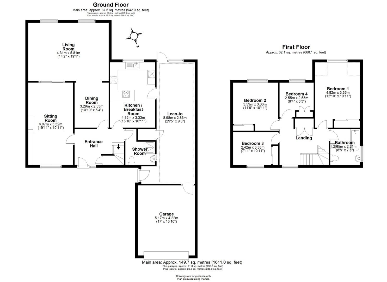 46, London Road, Stapleford, Cambridge floorplan