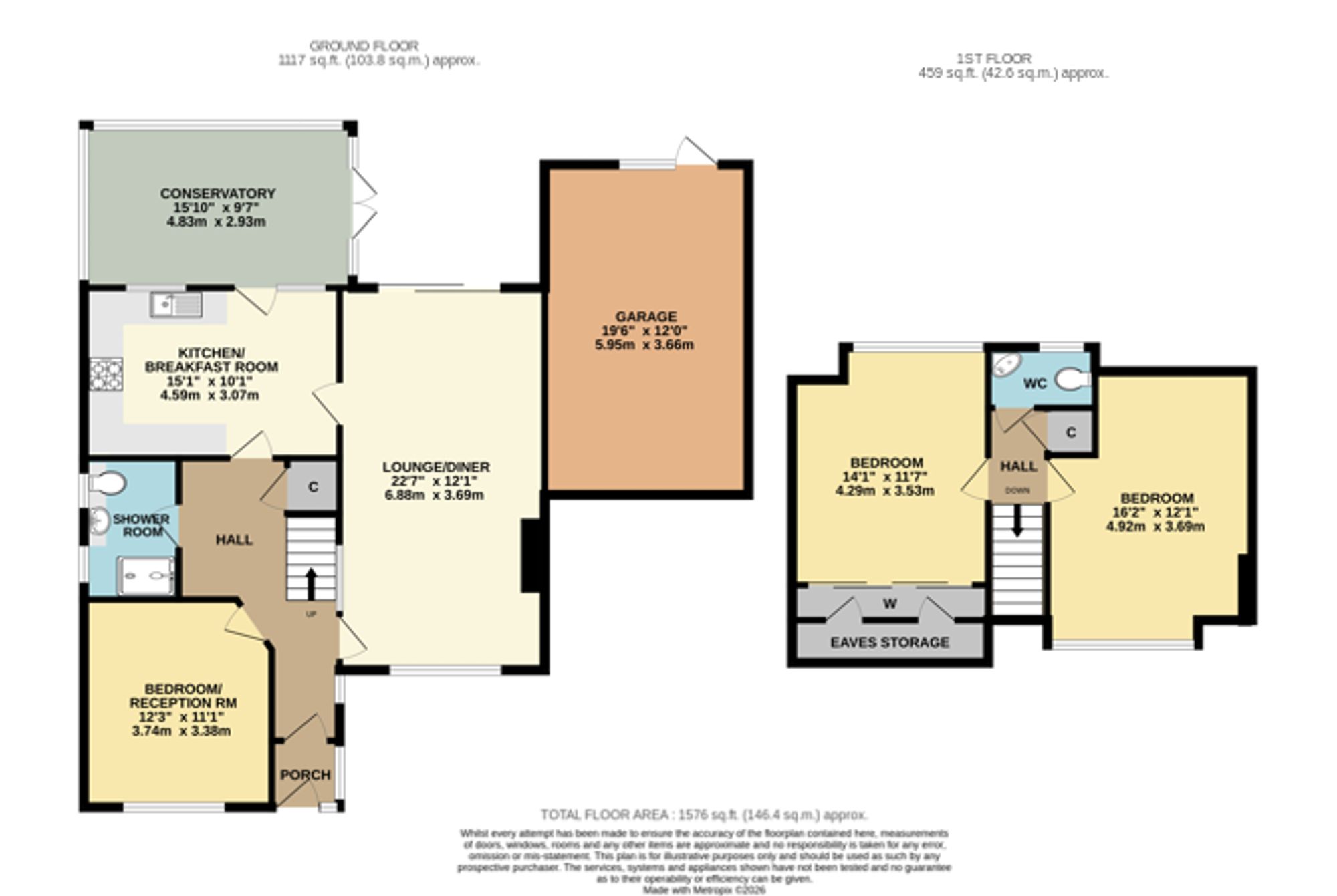 13 Pern Drive, Southampton floorplan