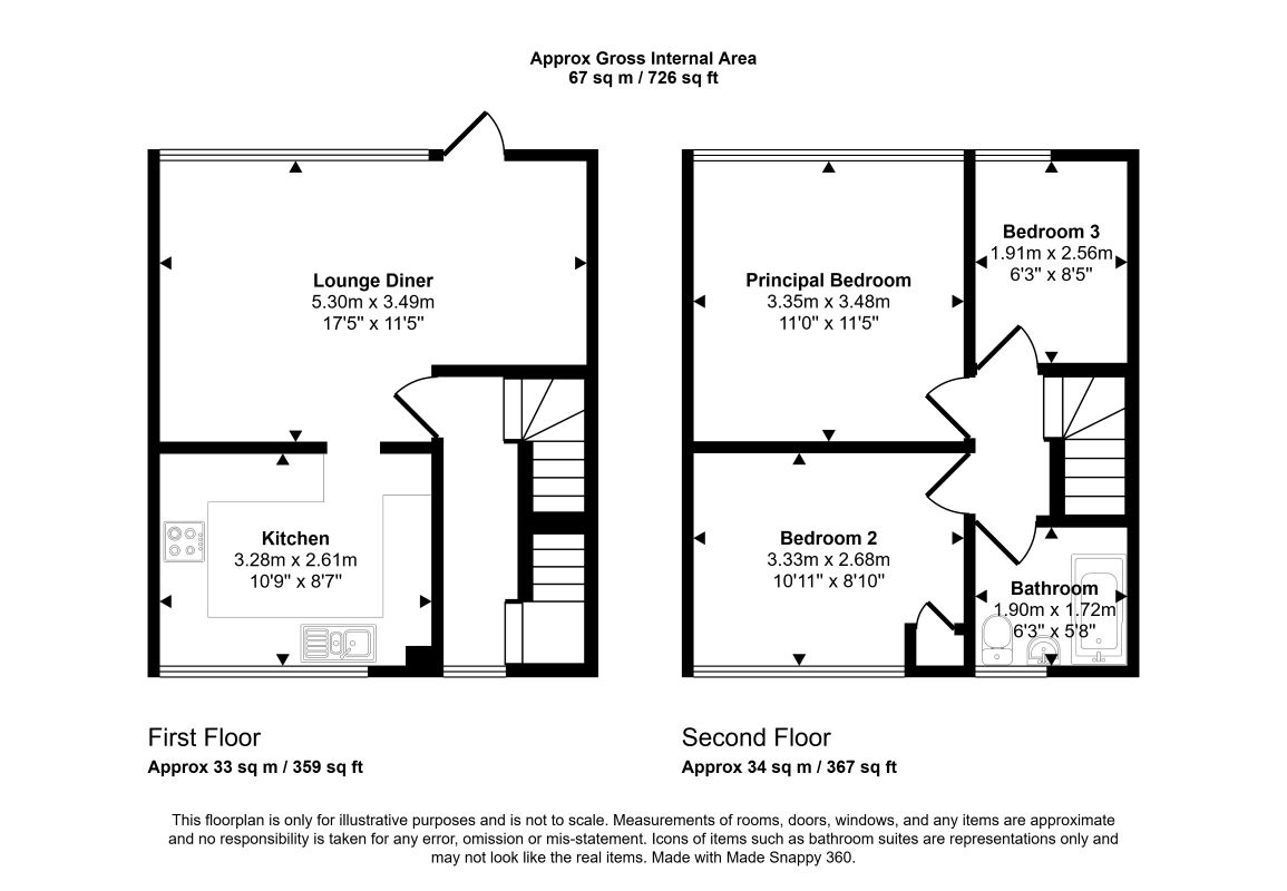 4A, Kingsway, Camberley floorplan