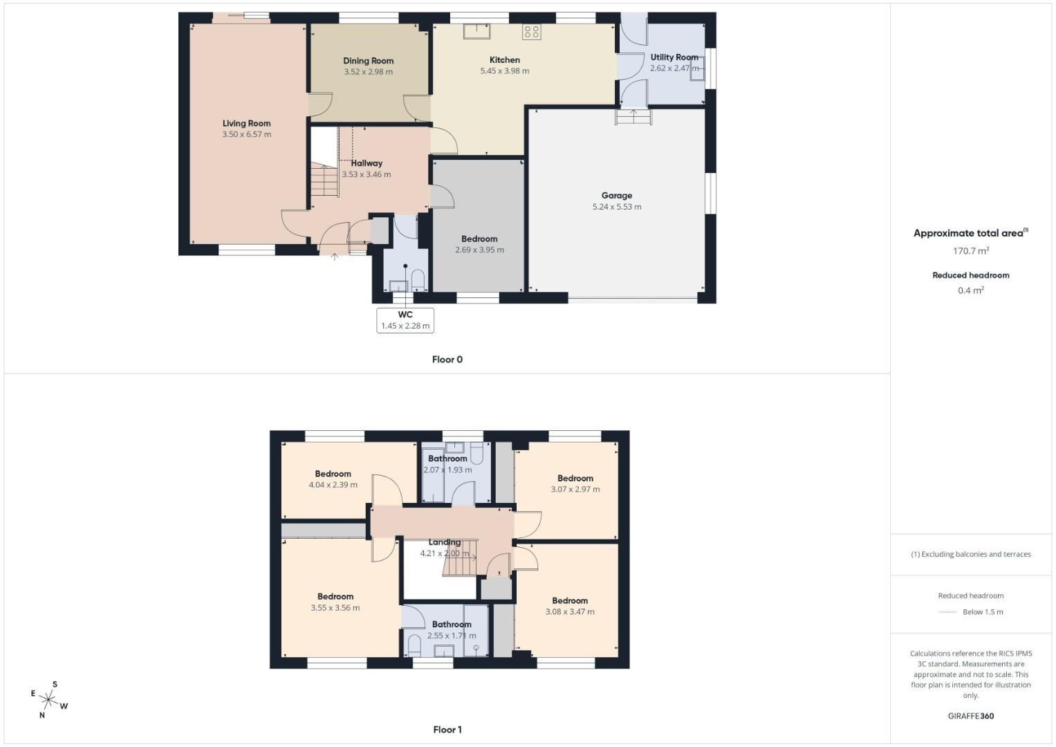 Rowans, 21, Dalesway, Bingley floorplan