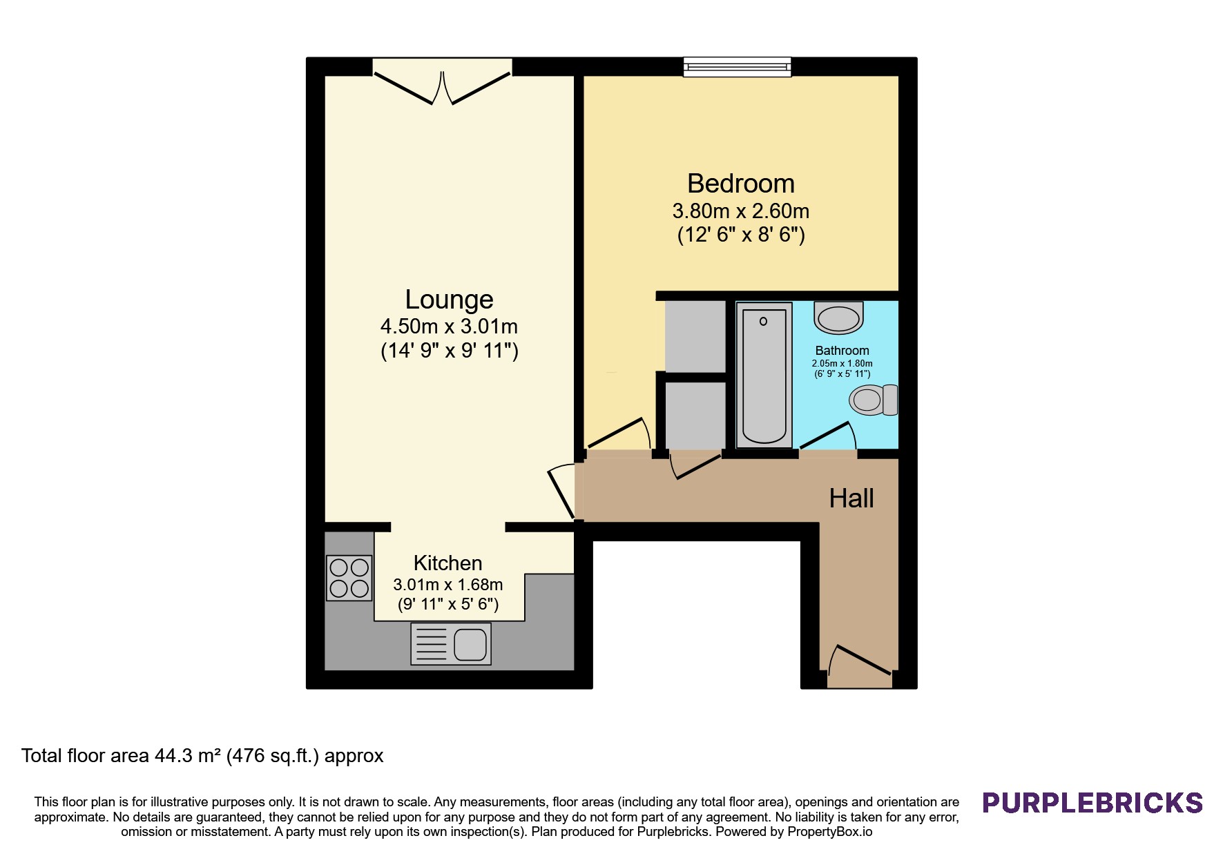 Flat 10/Blake Court, Schooner Way, Cardiff floorplan