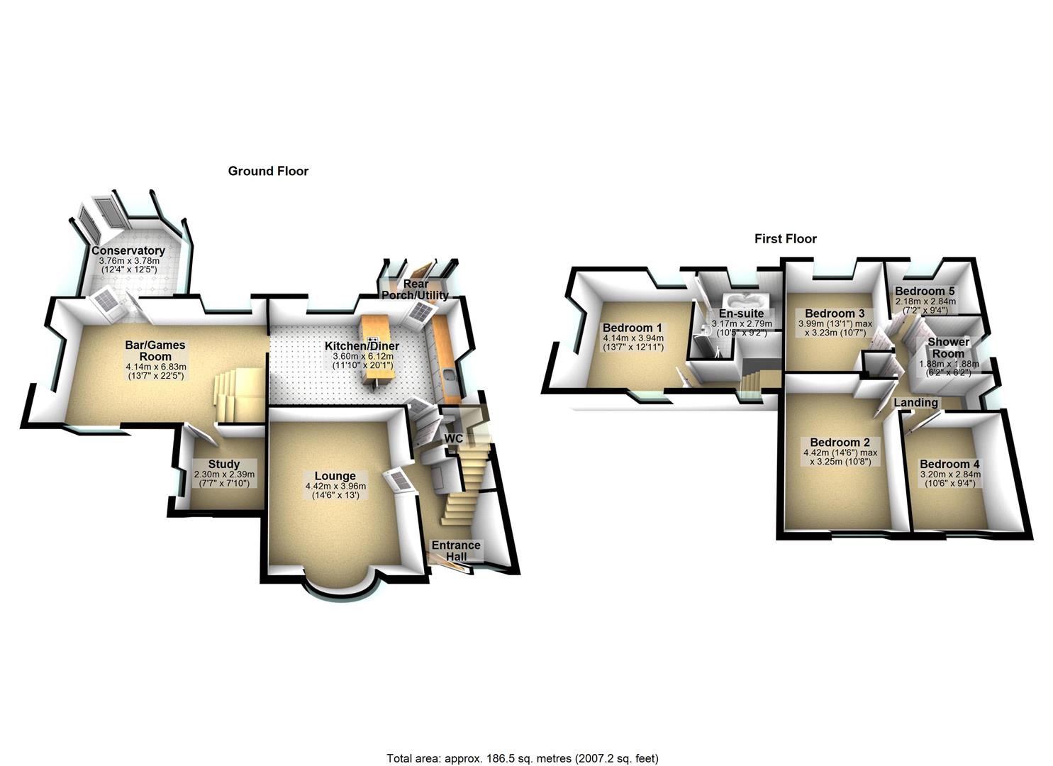 16, Athlone Rise, Leeds floorplan