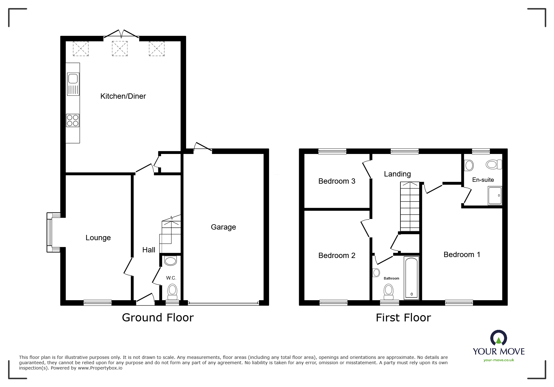 71, Ribbon Avenue, Nuneaton floorplan