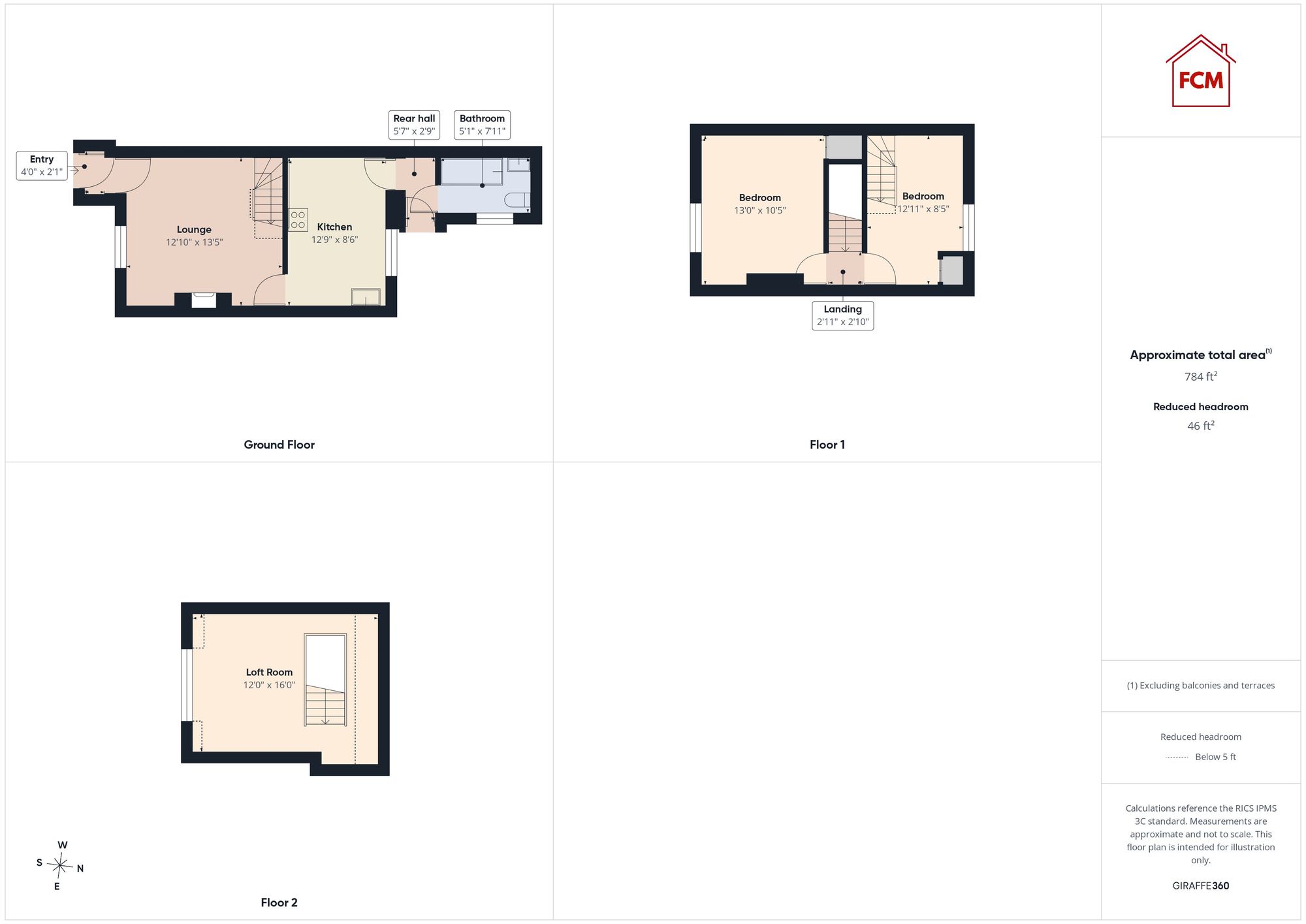 4 Wyndham Terrace, Egremont floorplan