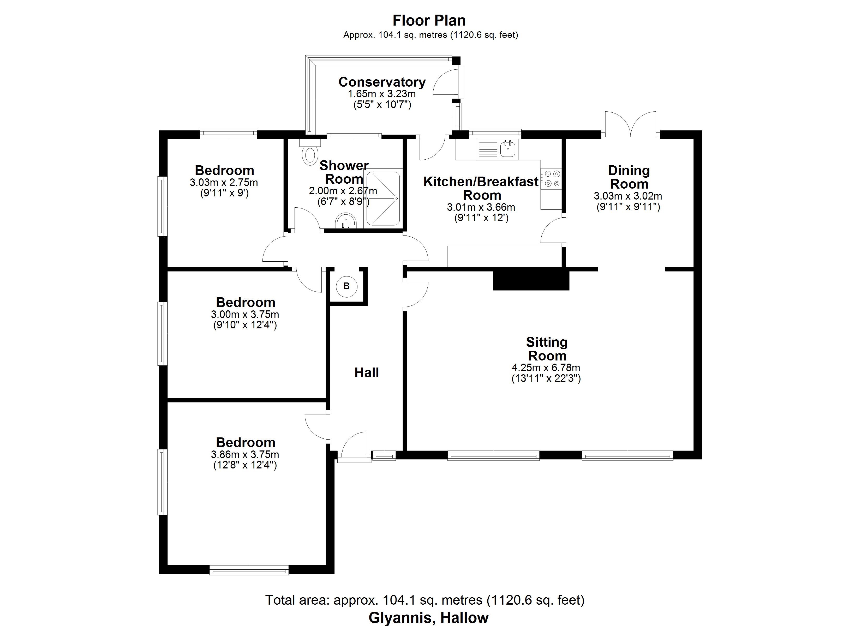 3 Bedrooms Bungalow for sale in Main Road, Hallow, Worcester WR2