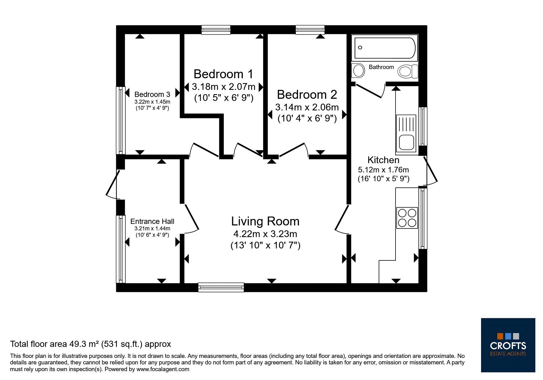 81 1st Main road, 1st Main road, Humberston Fitties floorplan