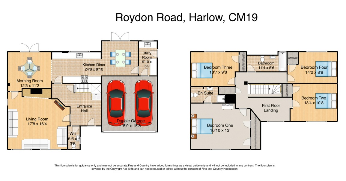 The Hawthorns, Roydon Road, Harlow floorplan