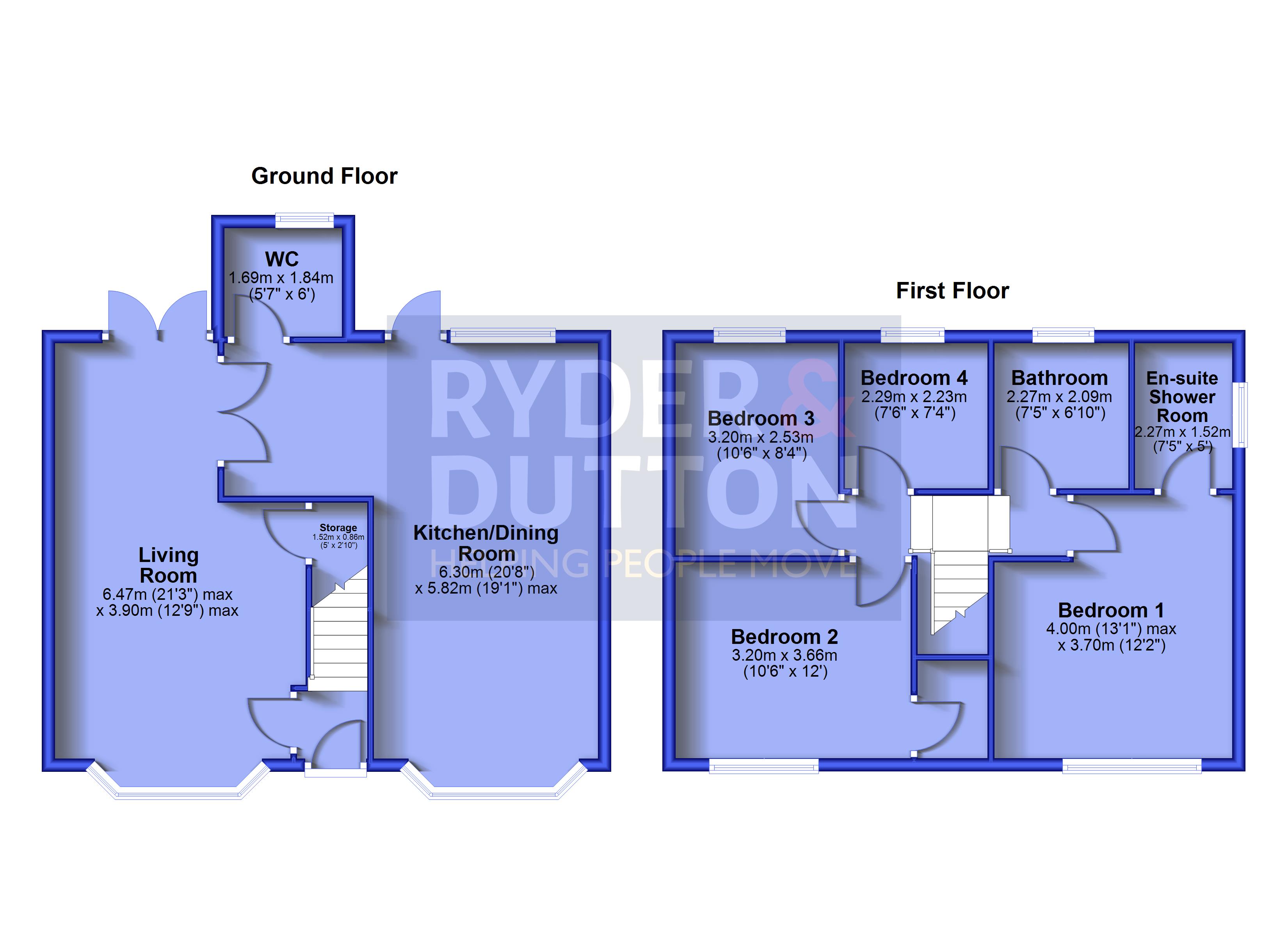 77, Lumb Lane, Droylsden floorplan