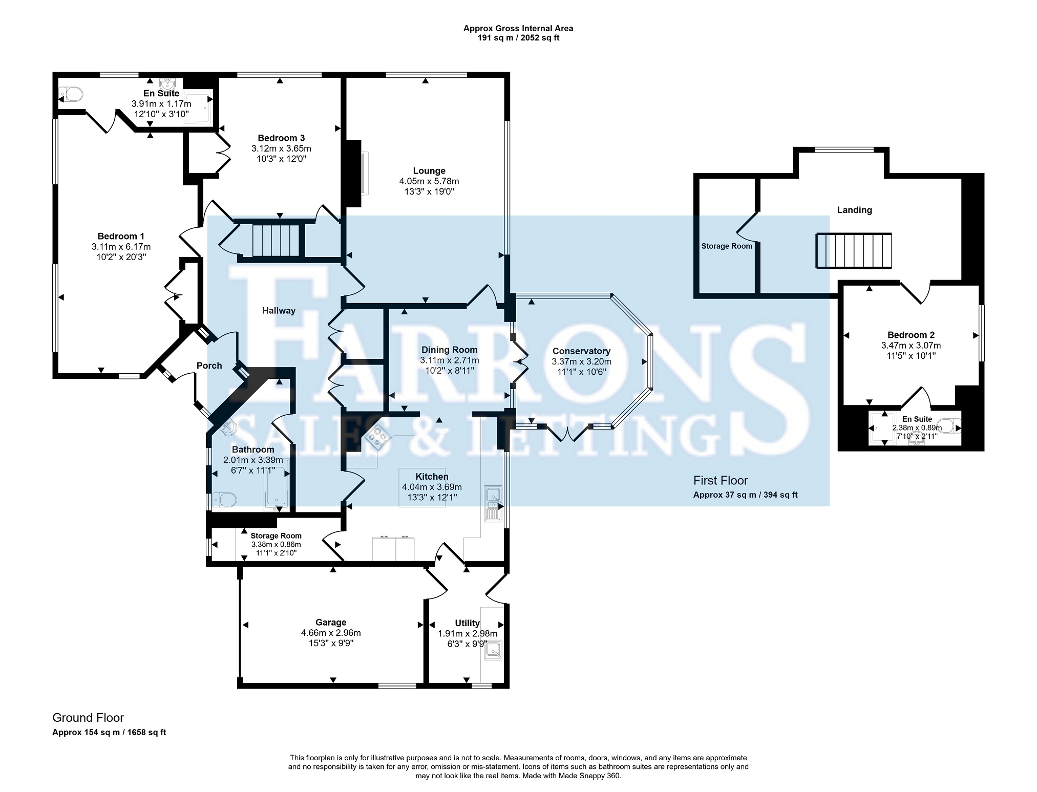 6, Well Close, Winscombe floorplan