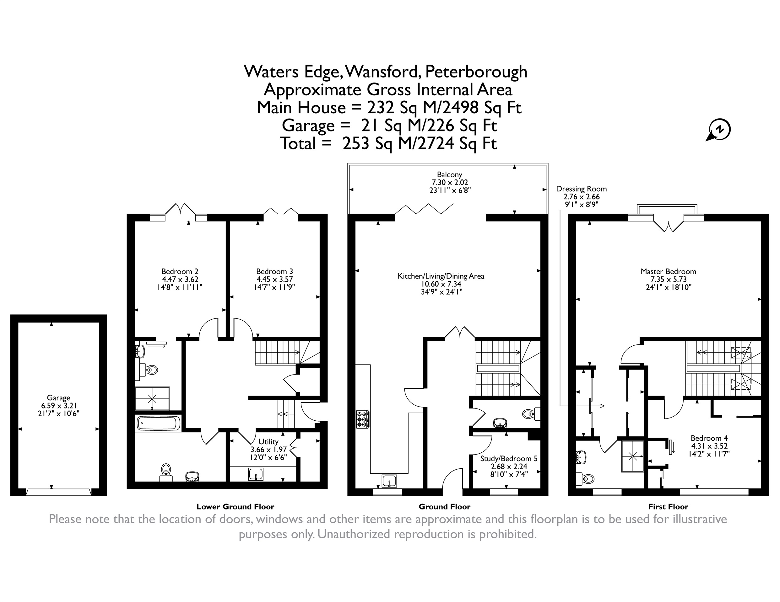 7, Waters Edge, Peterborough floorplan