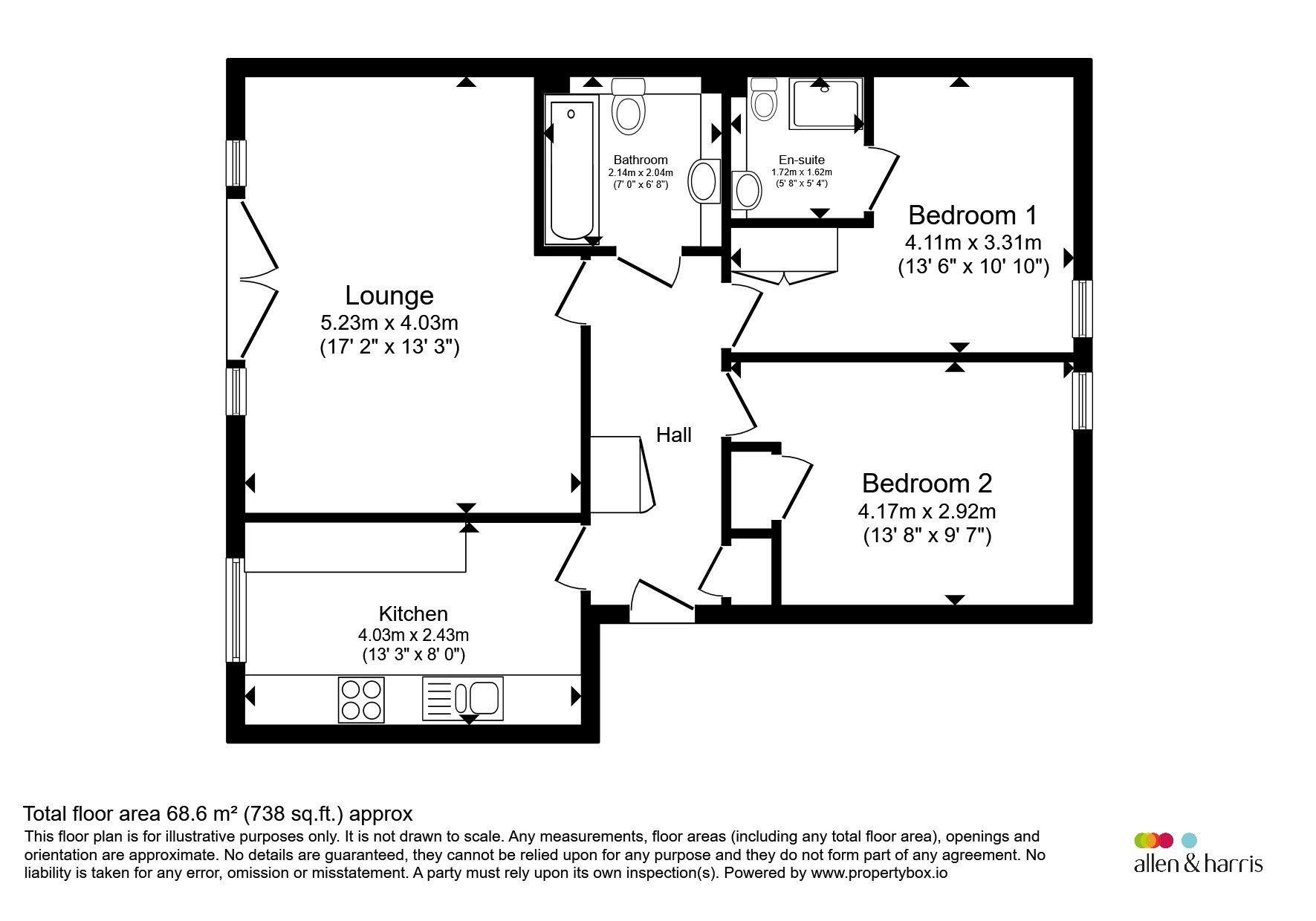 0/2, 41, Minerva Way, GLASGOW floorplan