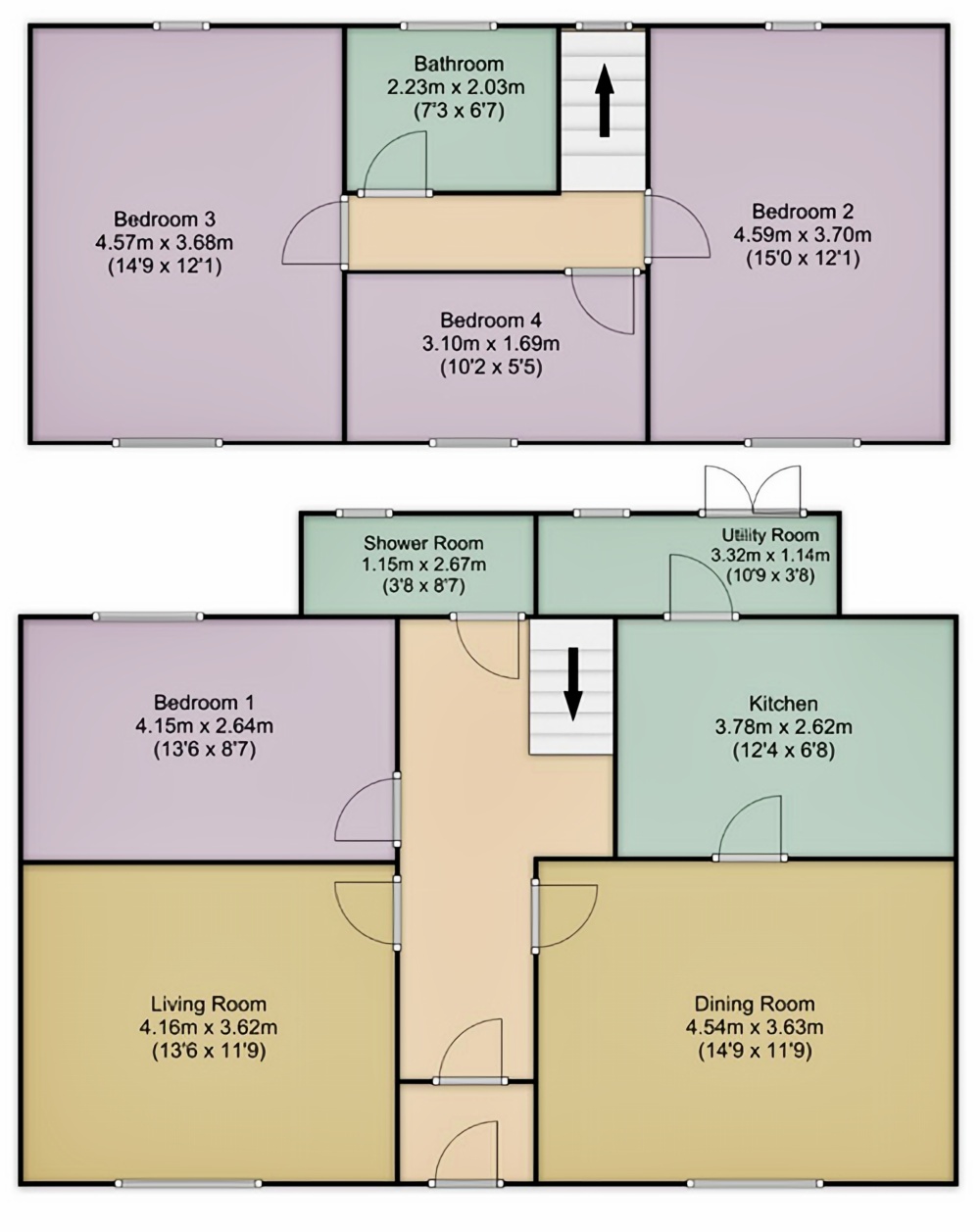 Ralston Cottage / 4, Catherine Street, Gatehouse of Fleet floorplan