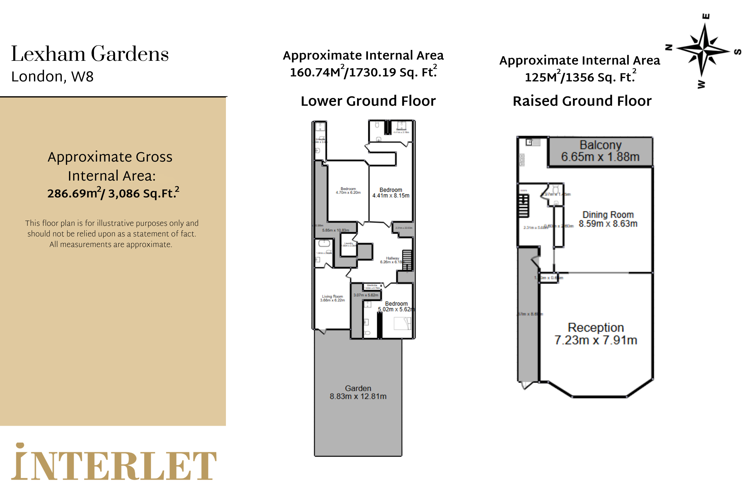 Flat 1, 31 Lexham Gardens, London floorplan