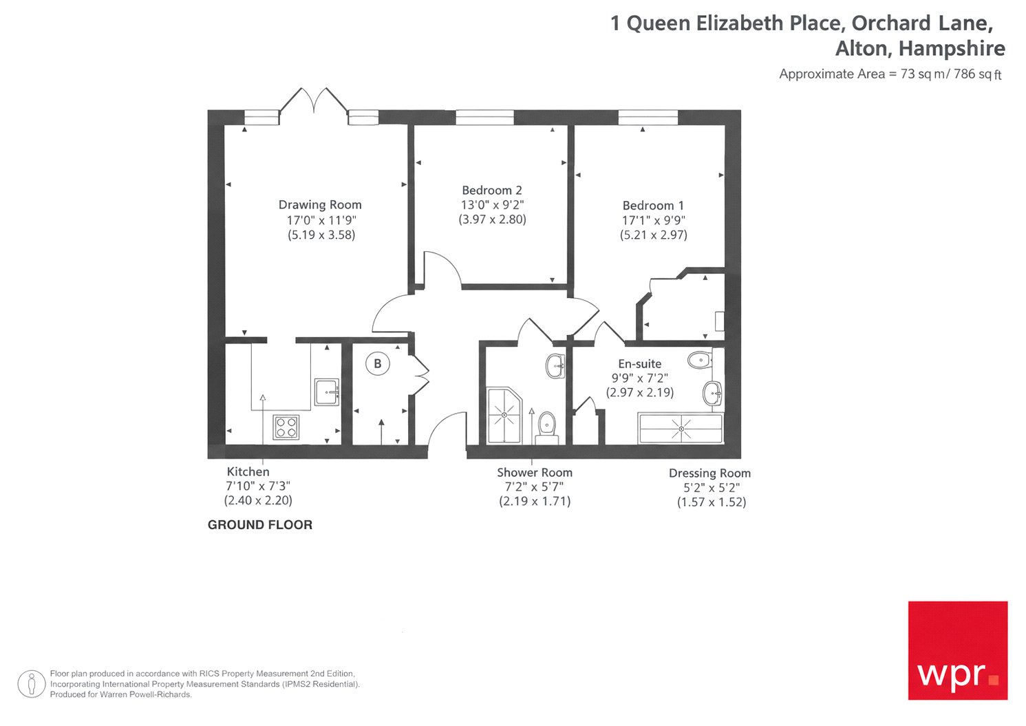 1 Queen Elizabeth Place,, Orchard Lane, Hampshire floorplan