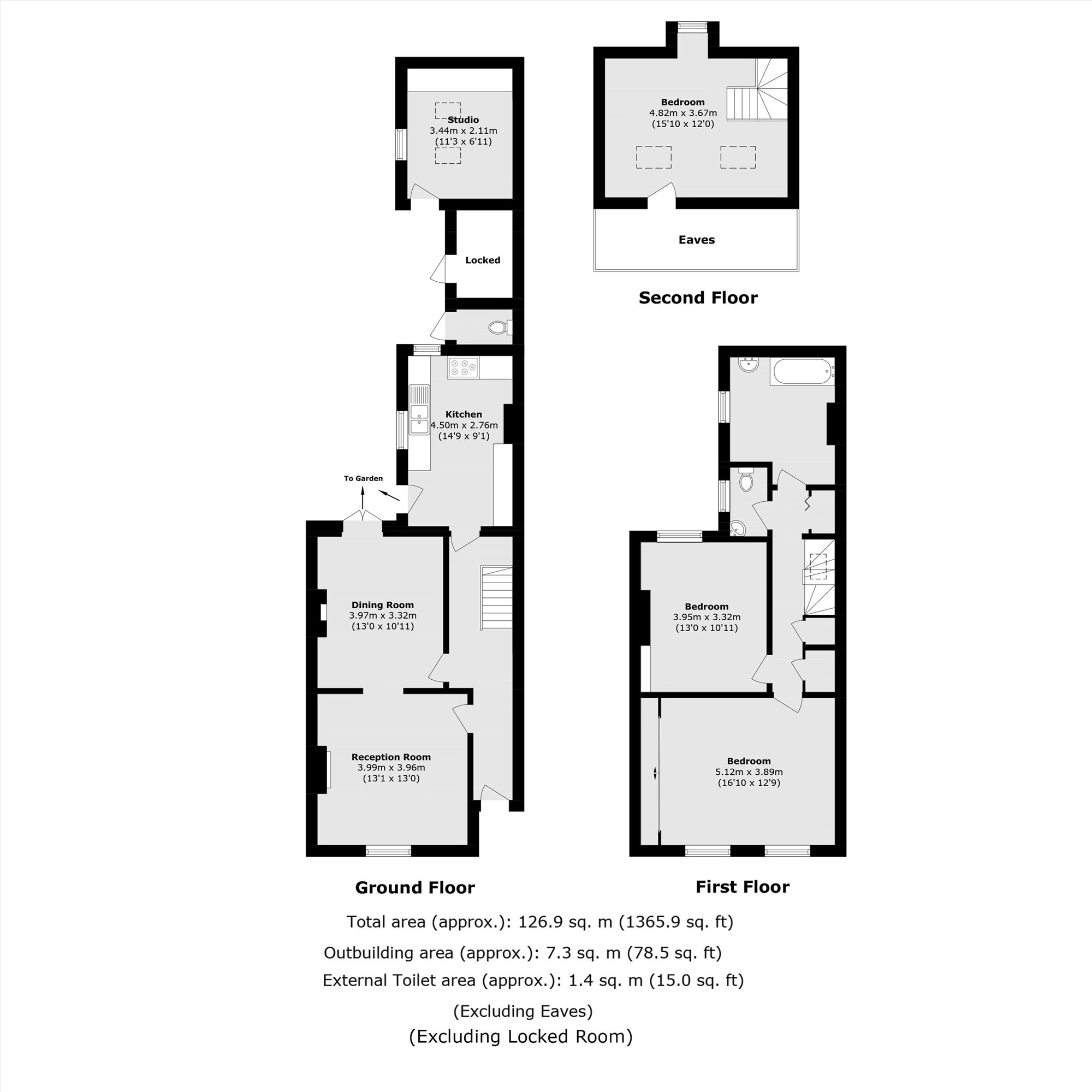 45, Richmond Road, Twickenham floorplan